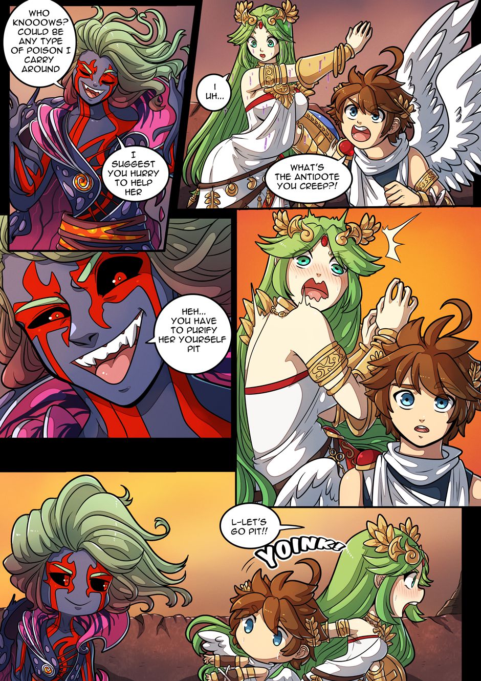 Pretty Poison (Kid Icarus) [Kinkymation] 1 . Pretty Poison - Chapter 1 (Kid Icarus) [Kinkymation] – page 4