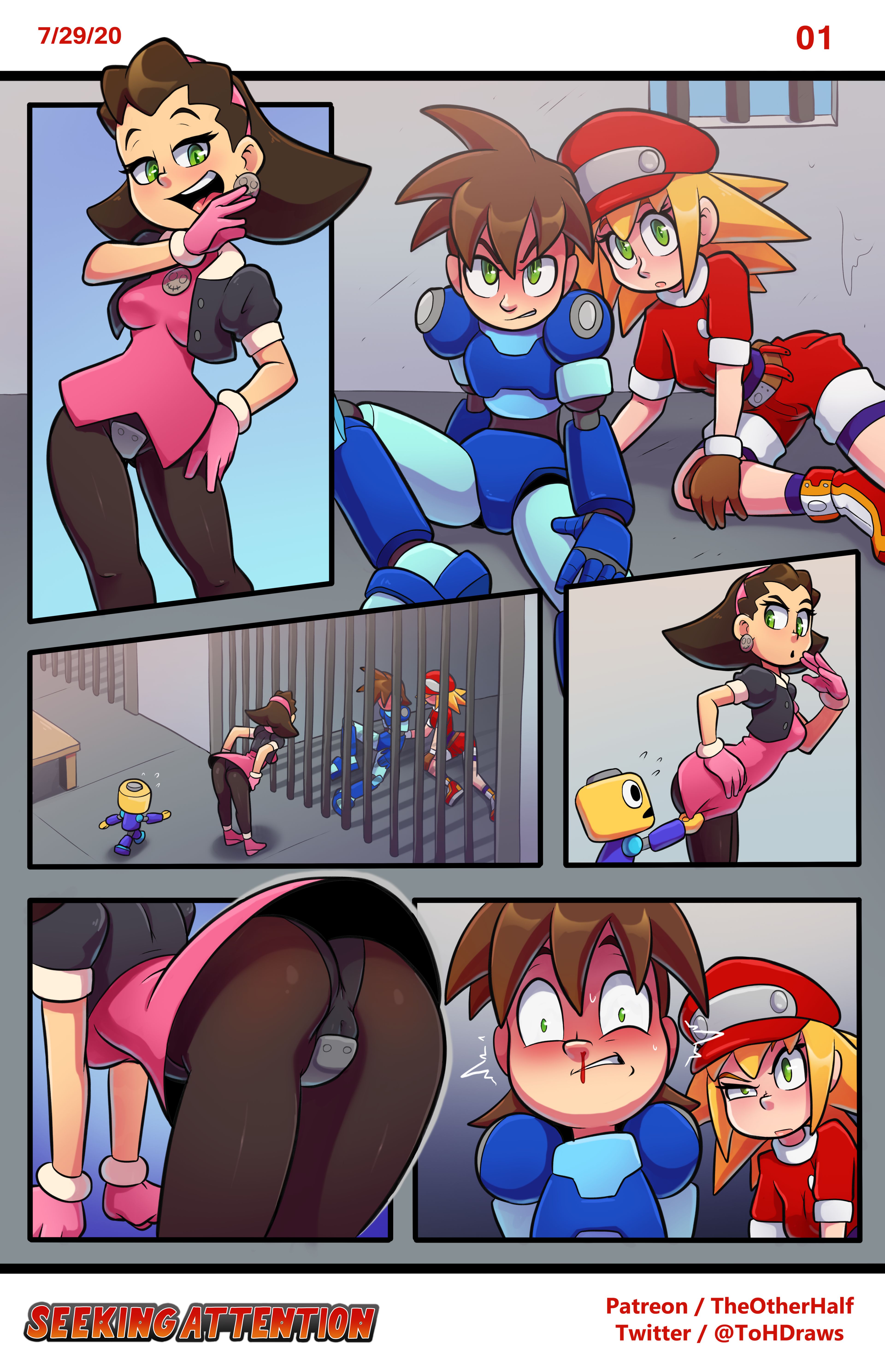 Seeking Attention (Mega Man Legends) [TheOtherHalf] 1.5 . Seeking Attention - Textless - Chapter 1 (Mega Man Legends) [TheOtherHalf] – page 1