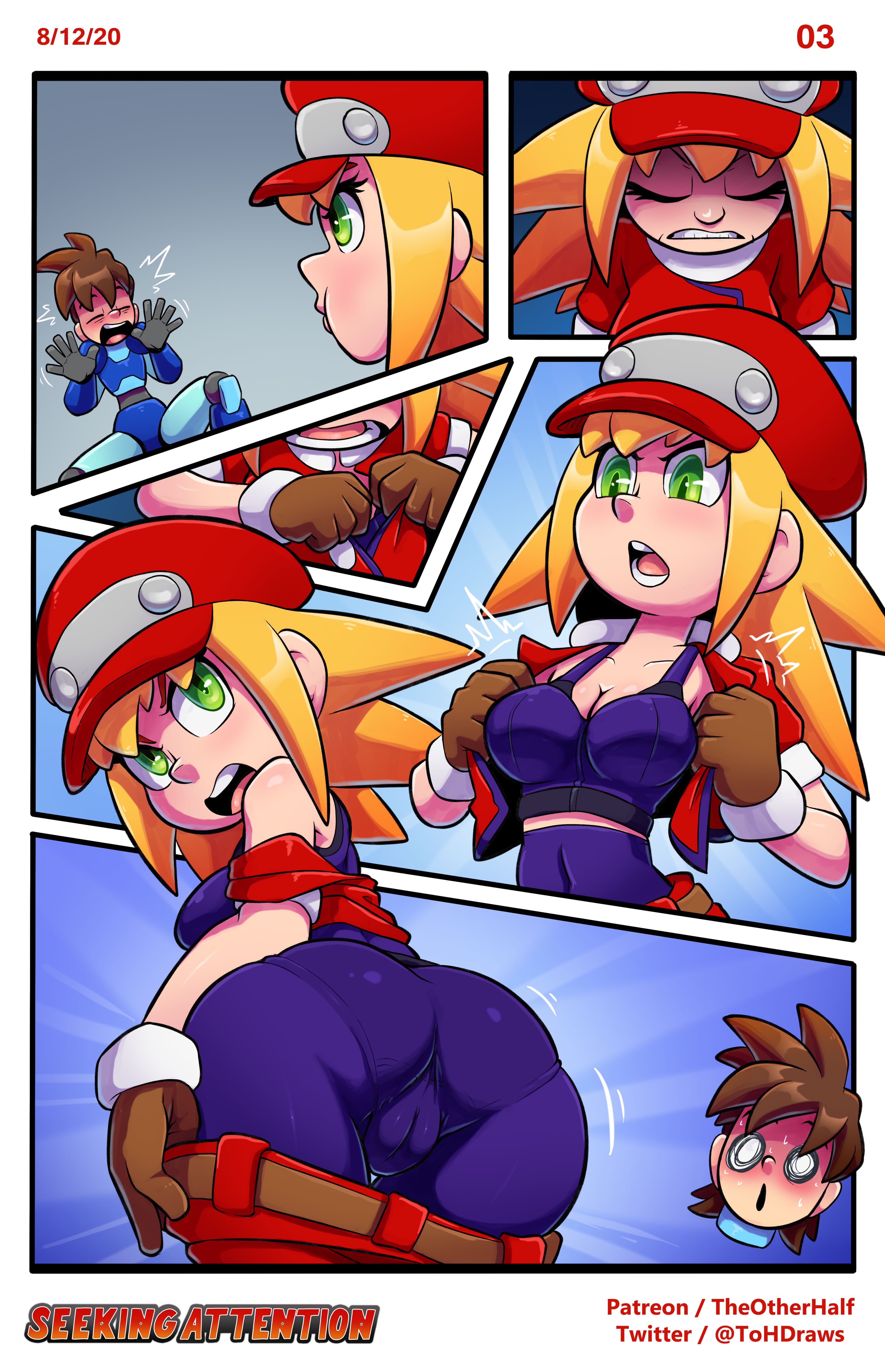 Seeking Attention (Mega Man Legends) [TheOtherHalf] 1.5 . Seeking Attention - Textless - Chapter 1 (Mega Man Legends) [TheOtherHalf] – page 3