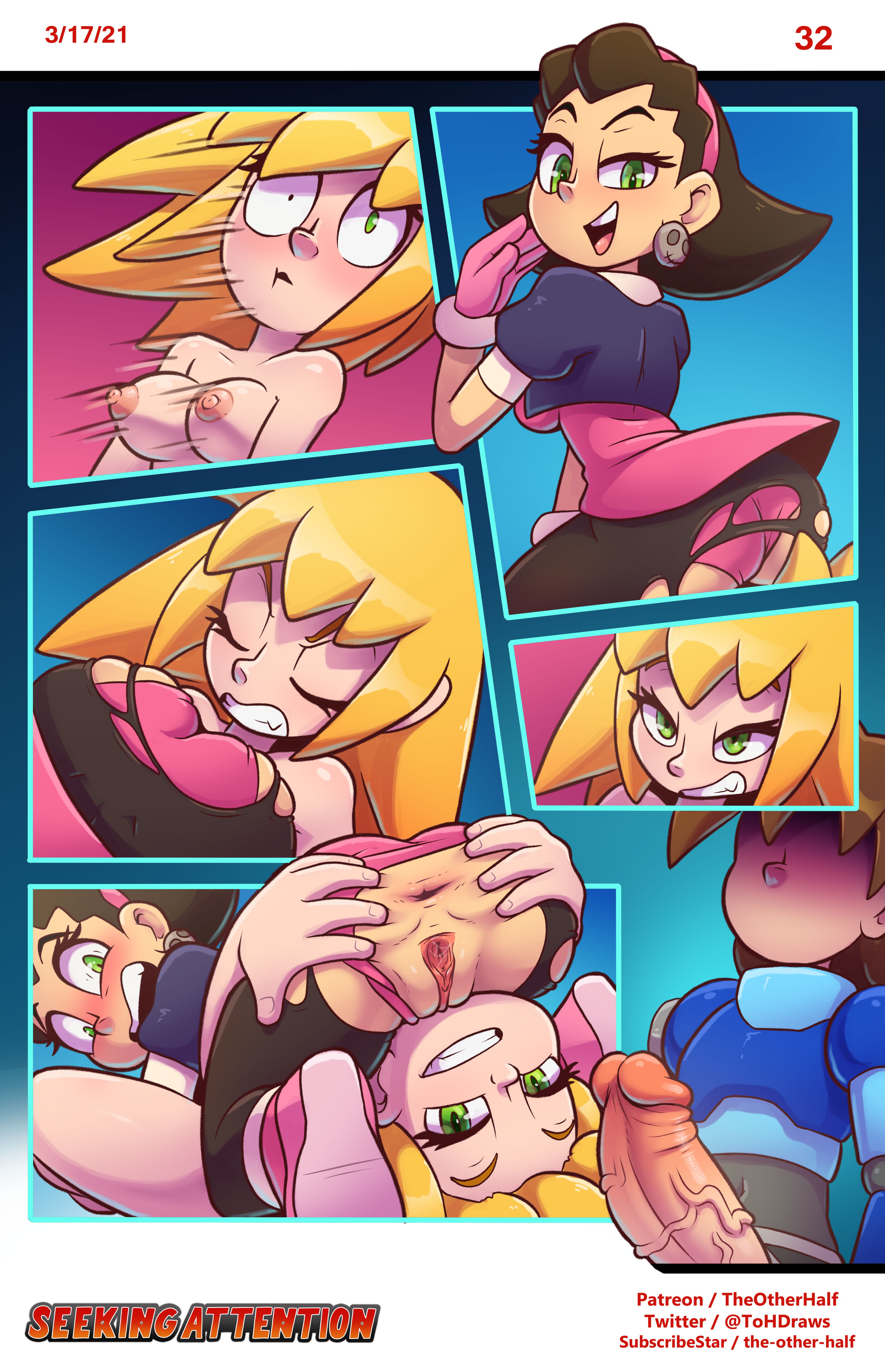 Seeking Attention (Mega Man Legends) [TheOtherHalf] 1.5 . Seeking Attention - Textless - Chapter 1 (Mega Man Legends) [TheOtherHalf] – page 32