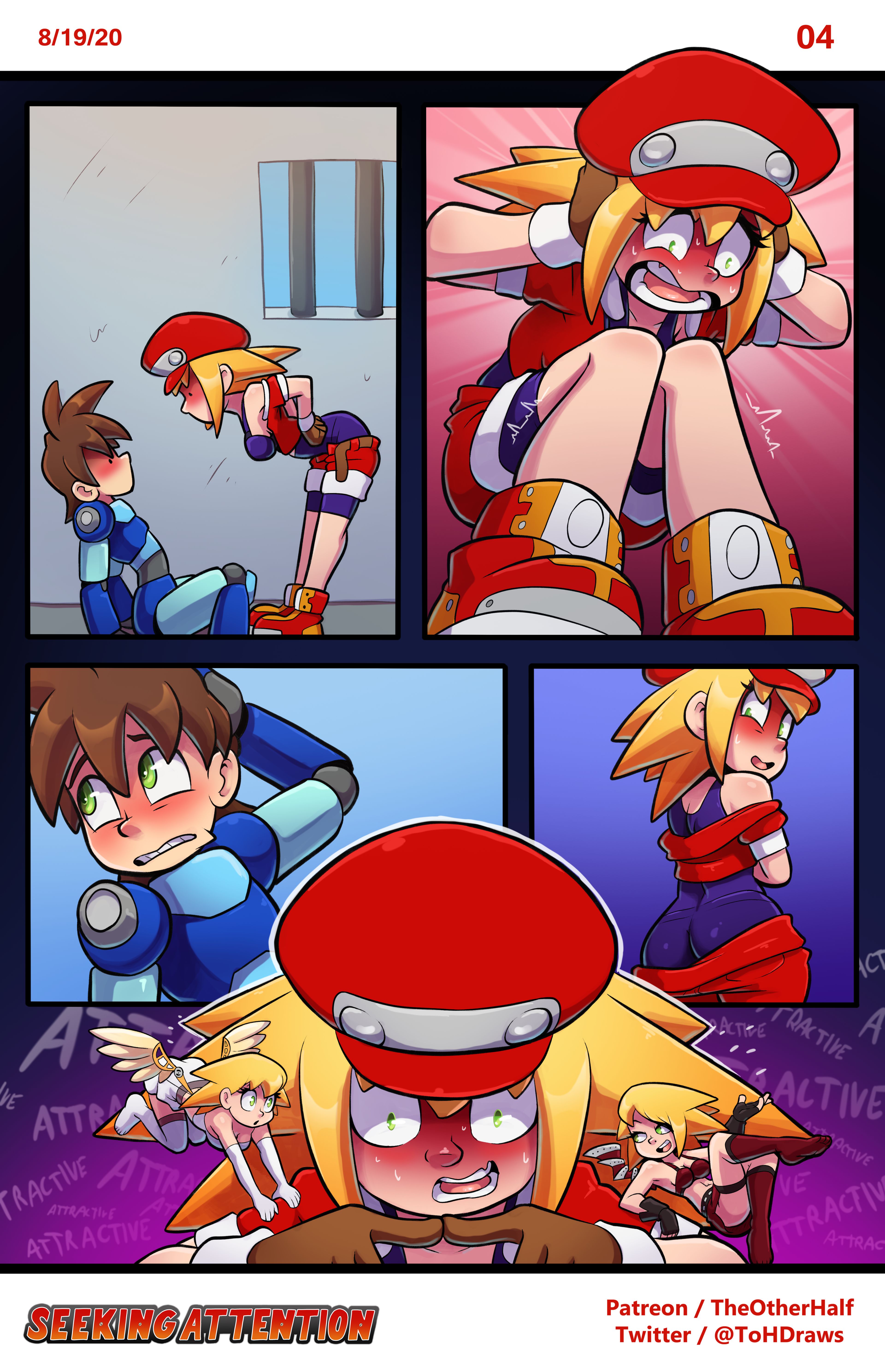 Seeking Attention (Mega Man Legends) [TheOtherHalf] 1.5 . Seeking Attention - Textless - Chapter 1 (Mega Man Legends) [TheOtherHalf] – page 4