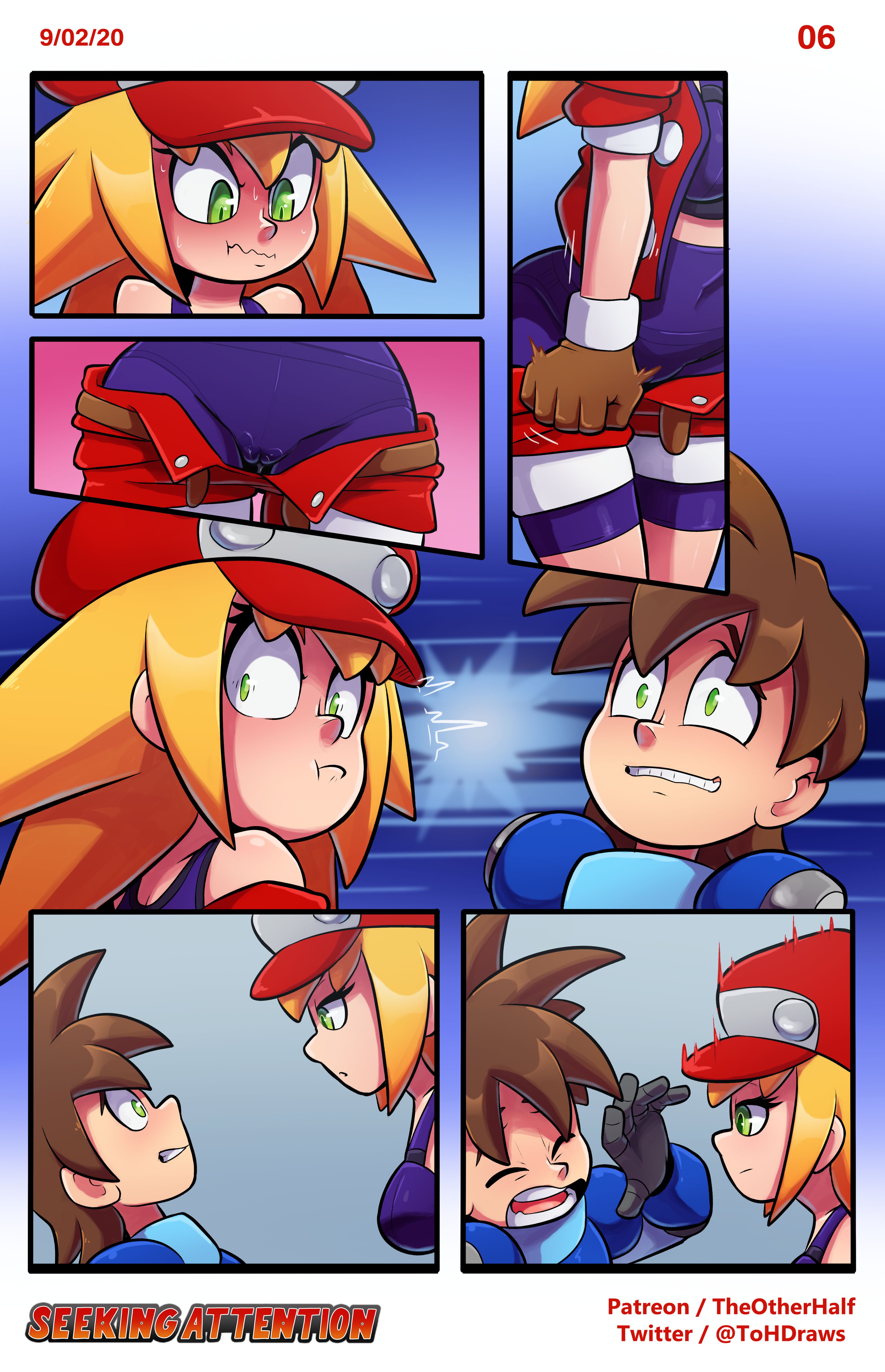 Seeking Attention (Mega Man Legends) [TheOtherHalf] 1.5 . Seeking Attention - Textless - Chapter 1 (Mega Man Legends) [TheOtherHalf] – page 6