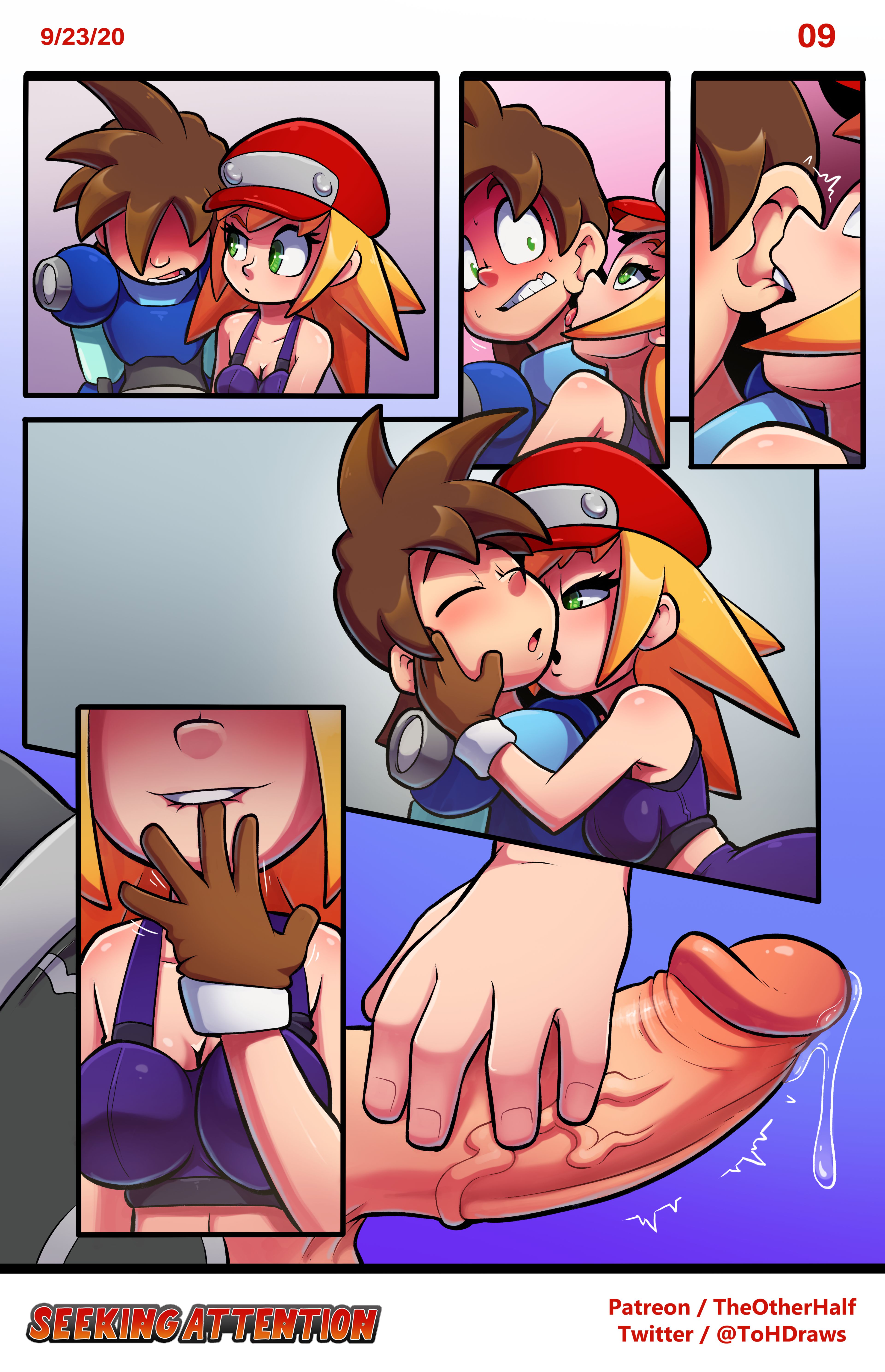 Seeking Attention (Mega Man Legends) [TheOtherHalf] 1.5 . Seeking Attention - Textless - Chapter 1 (Mega Man Legends) [TheOtherHalf] – page 9
