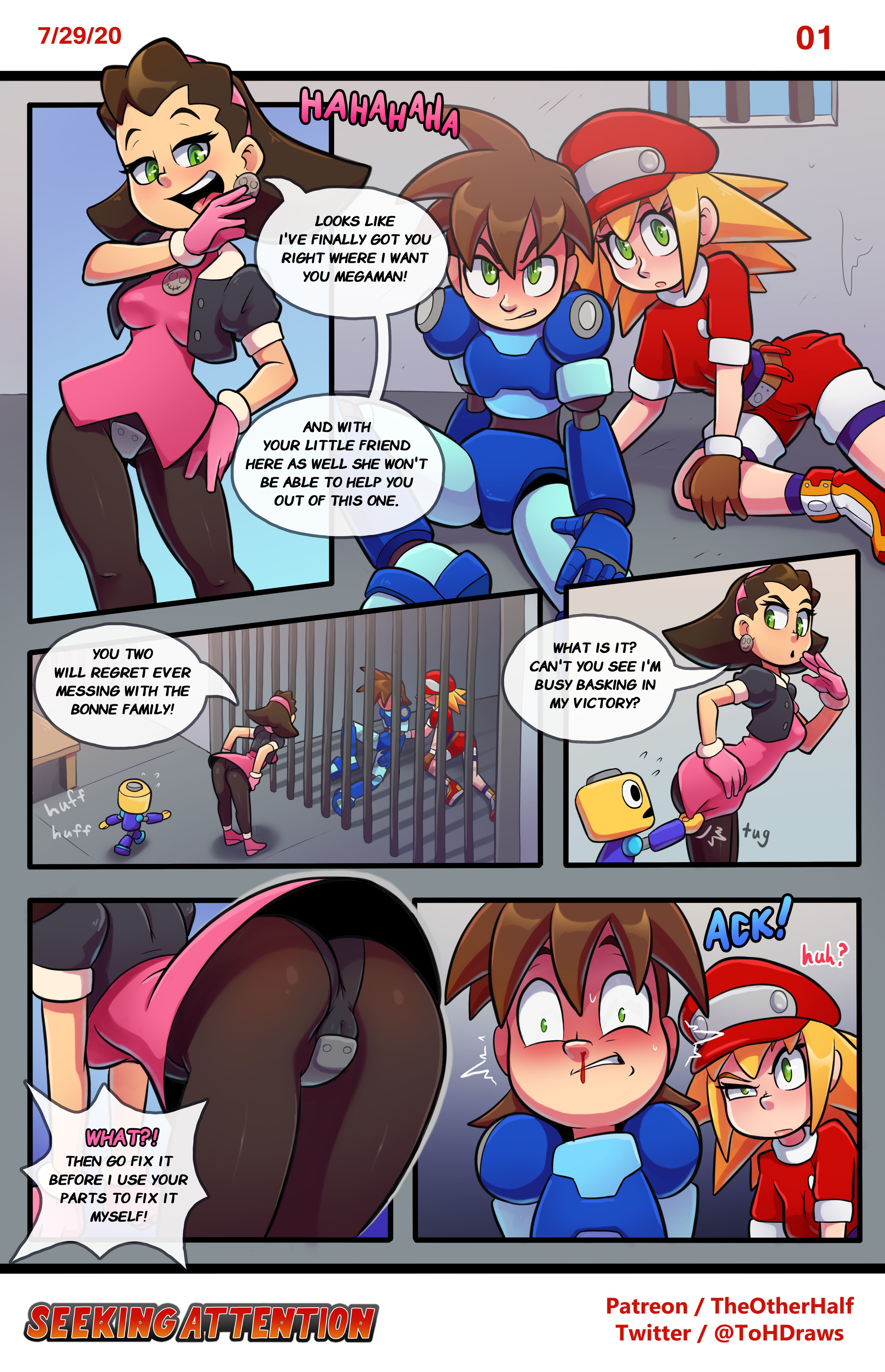 Seeking Attention (Mega Man Legends) [TheOtherHalf] 1 . Seeking Attention - Chapter 1 (Mega Man Legends) [TheOtherHalf] – page 2