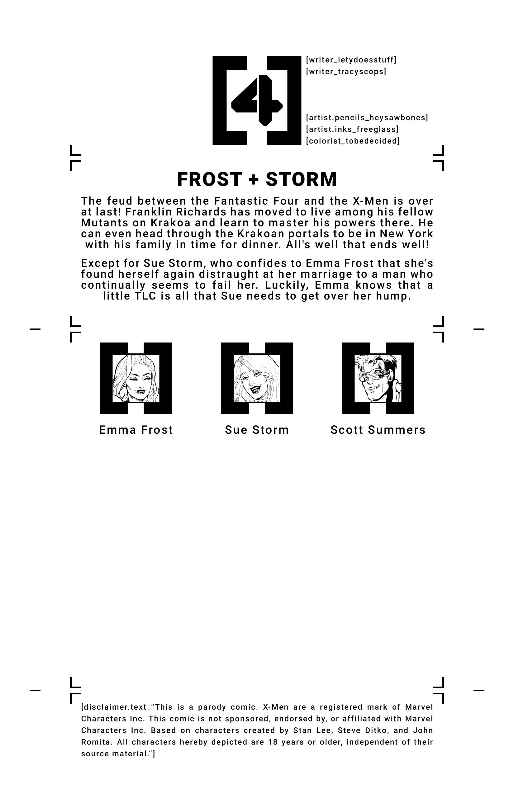 House Of XXX – Frost + Storm (X-Men) [Tracy Scops] 1 . House Of XXX - Frost + Storm - Chapter 1 (X-Men) [Tracy Scops] – page 2