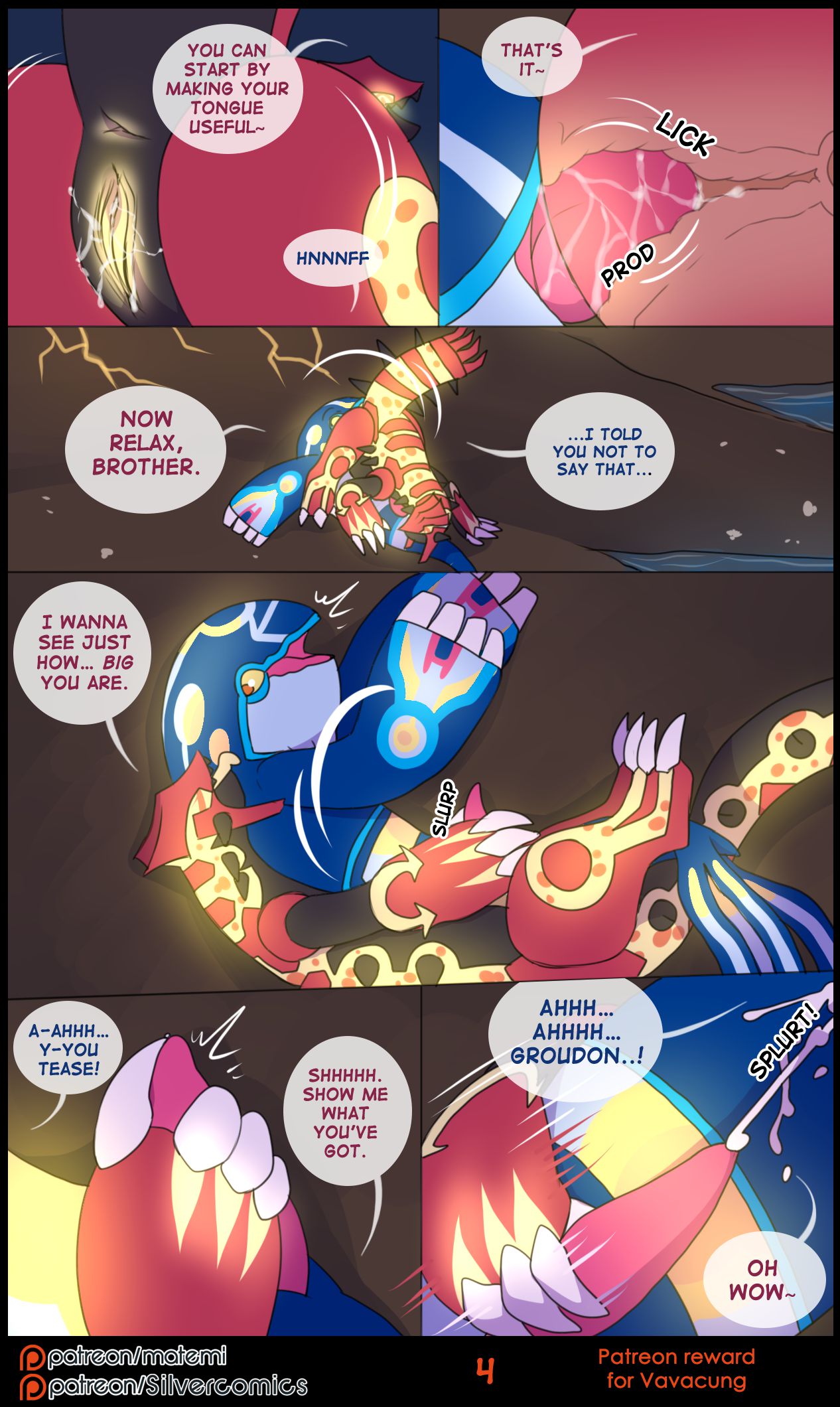 Groudon x Kyogre (Pokemon) [Matemi] 1 . Groudon x Kyogre - Chapter 1 (Pokemon) [Matemi] – page 4