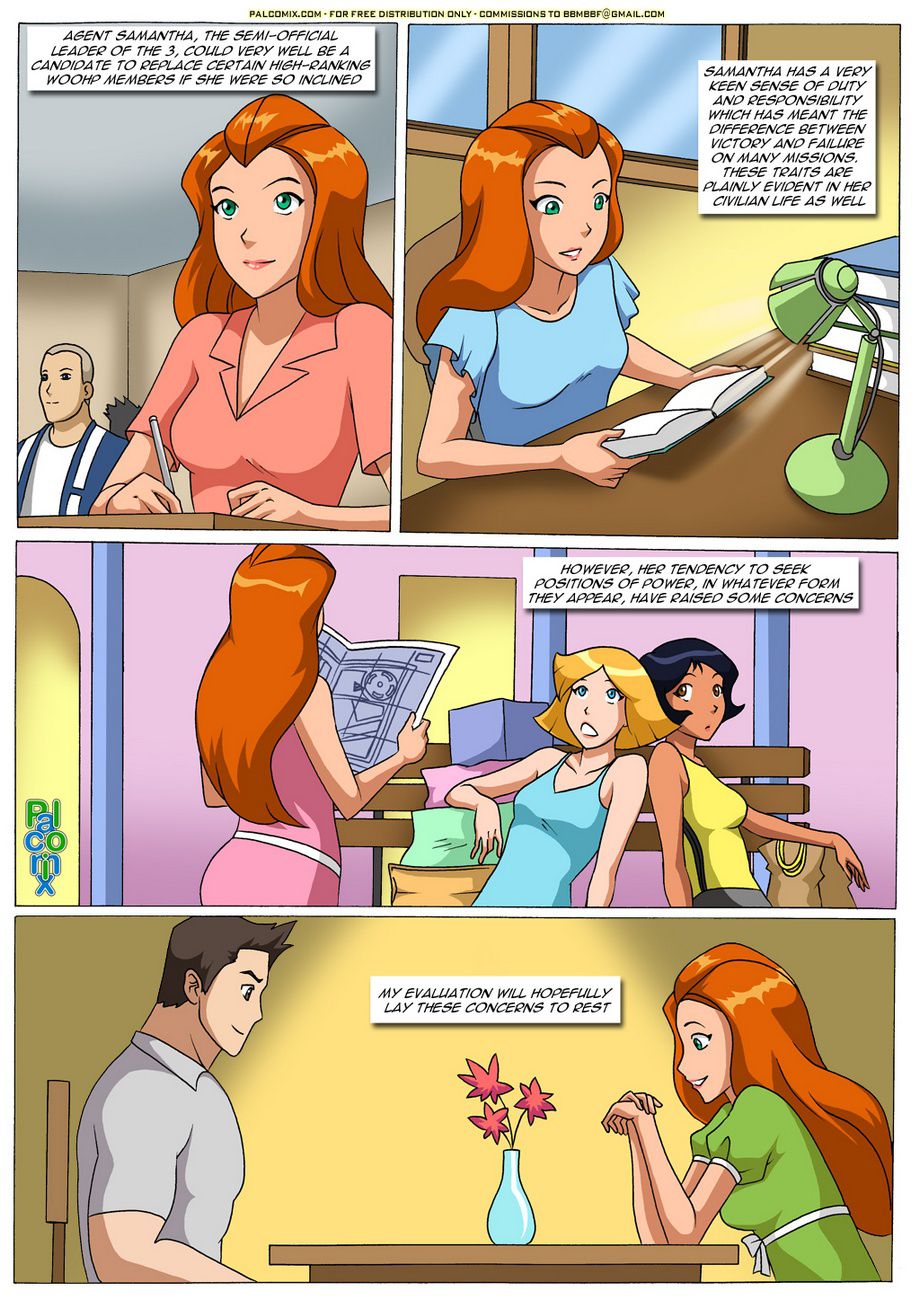 Deep Cover Evaluation (Totally Spies!) [Palcomix] 1 . Deep Cover Evaluation  - Chapter 1 (Totally Spies!) [Palcomix] – page 7