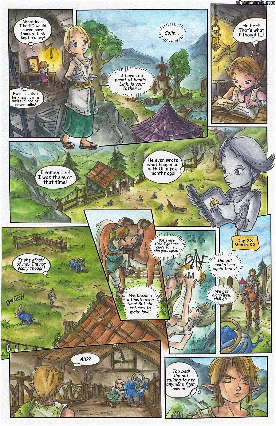 Alternate Destinies (The Legend of Zelda) [Various] 2 . Alternate Destinies - Chapter 2 (The Legend of Zelda) [Passage | Alexandre Jdo] – page 8