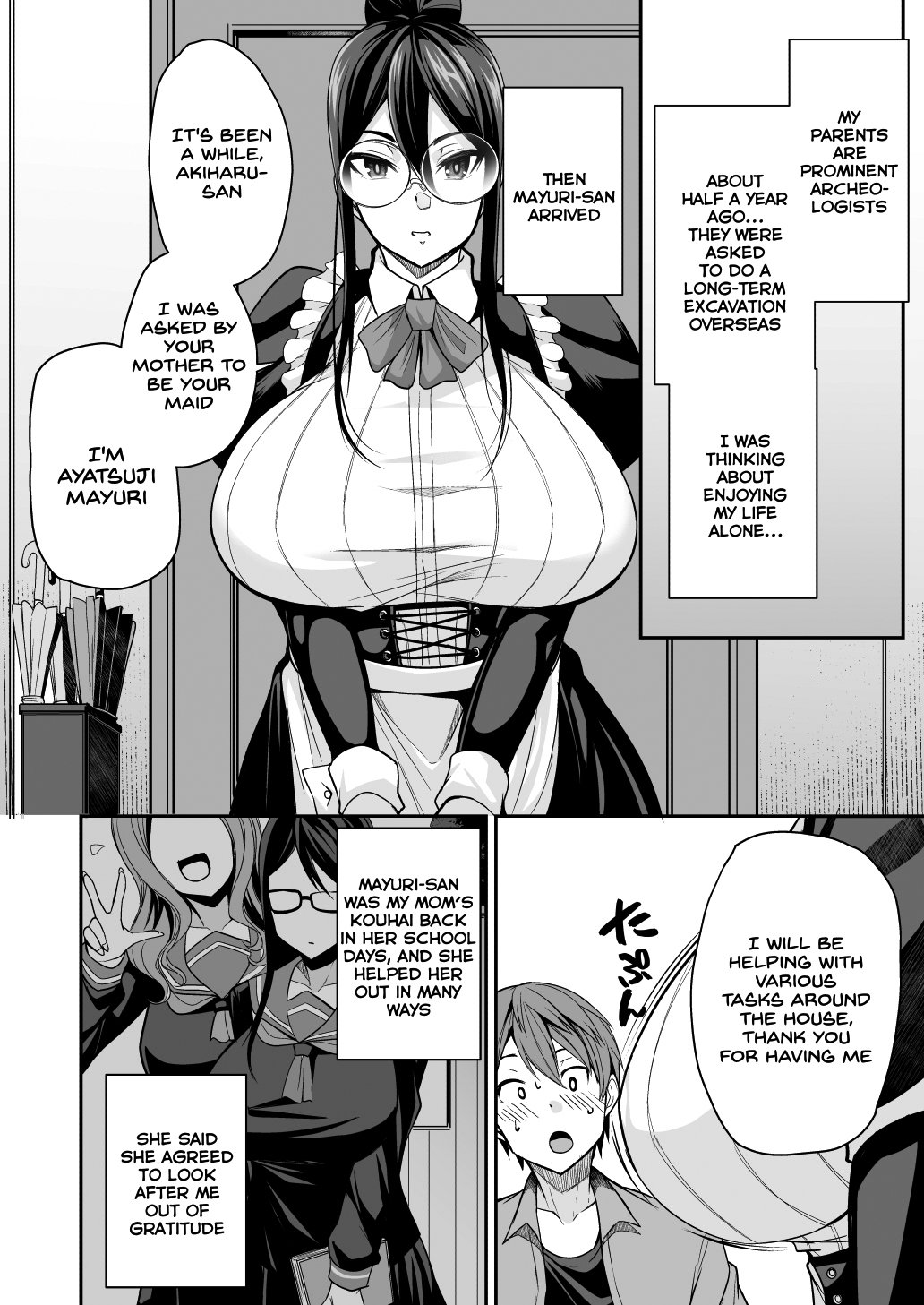Mayuri a Succubus Maid [Nishida Megane] 1 . Mayuri a Succubus Maid - Chapter 1 [Nishida Megane] – page 6
