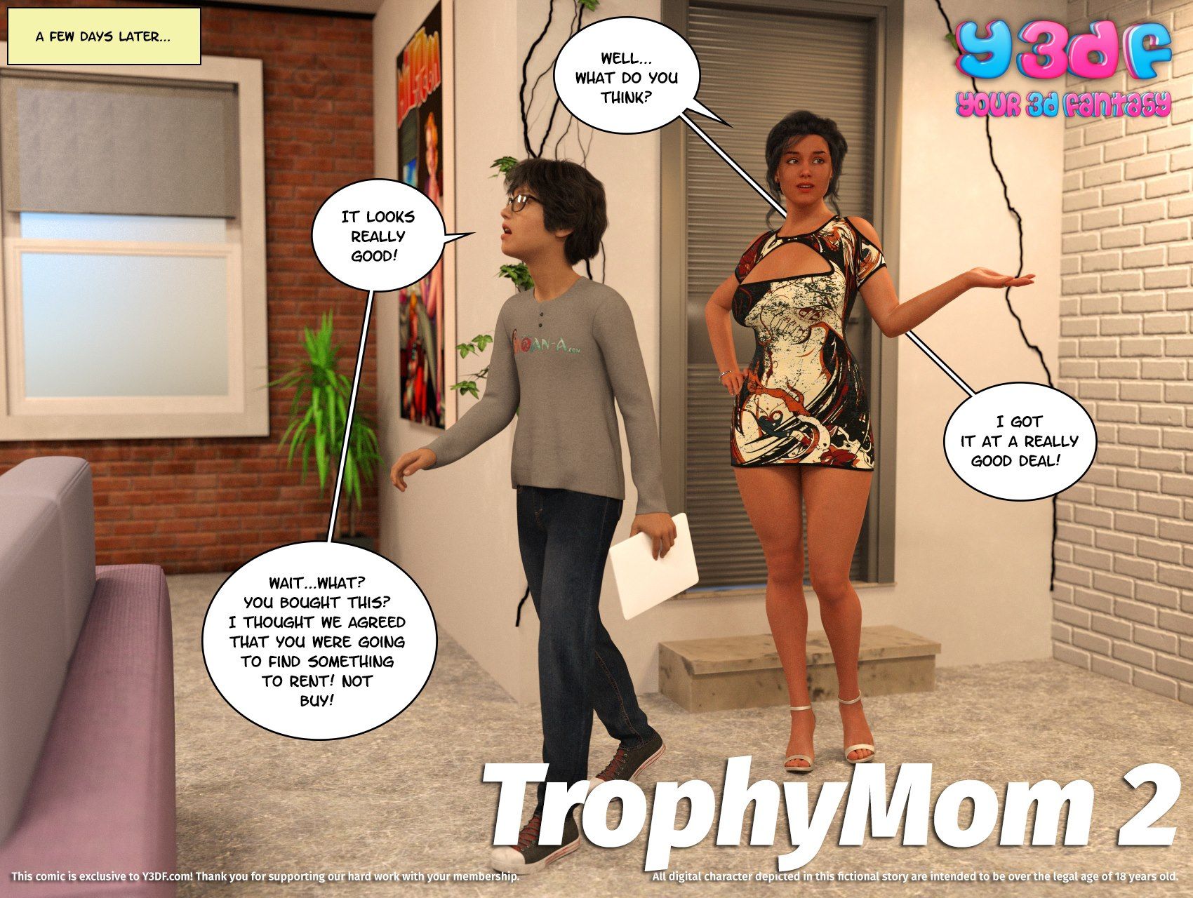 TrophyMom [Y3DF] 2 . TrophyMom - Chapter 2 [Y3DF] – page 1
