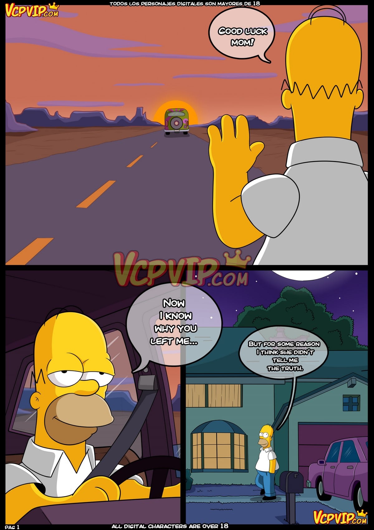 Mama (The Simpsons) [Croc] 1 . Mama  - Chapter 1 (The Simpsons) [Croc] – page 2