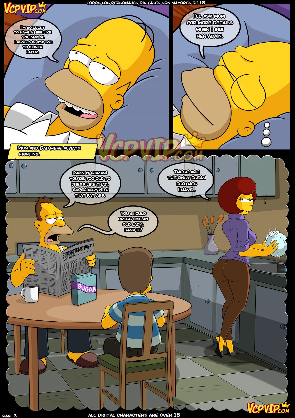 Mama (The Simpsons) [Croc] 1 . Mama  - Chapter 1 (The Simpsons) [Croc] – page 4