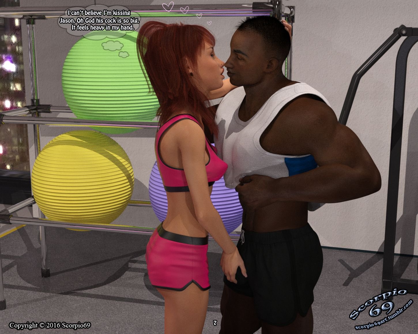 The Gym Encounter [Scorpio69] 1 . The Gym Encounter  - Chapter 1 [Scorpio69] – page 9