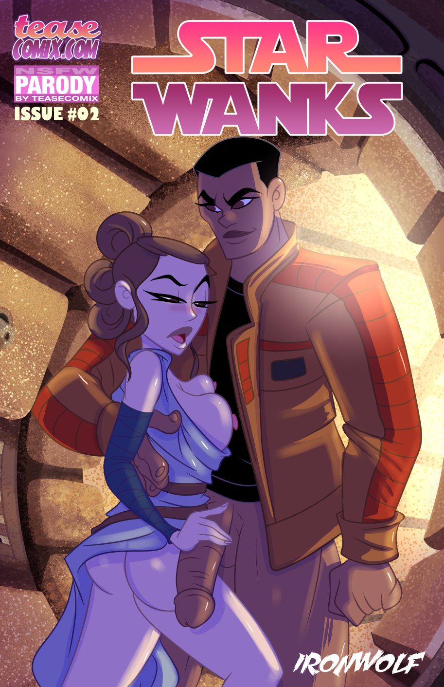 Star Wanks (Star Wars) [Tease Comix] 2 . Star Wanks - Chapter 2 (Star Wars) [Tease Comix] – page 1
