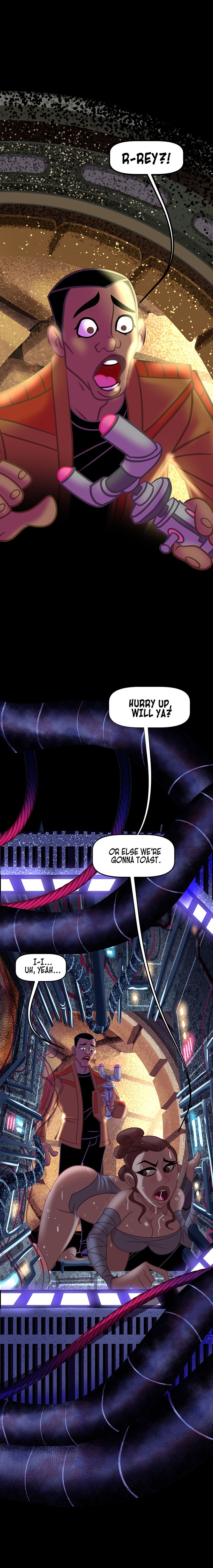 Star Wanks (Star Wars) [Tease Comix] 2 . Star Wanks - Chapter 2 (Star Wars) [Tease Comix] – page 8