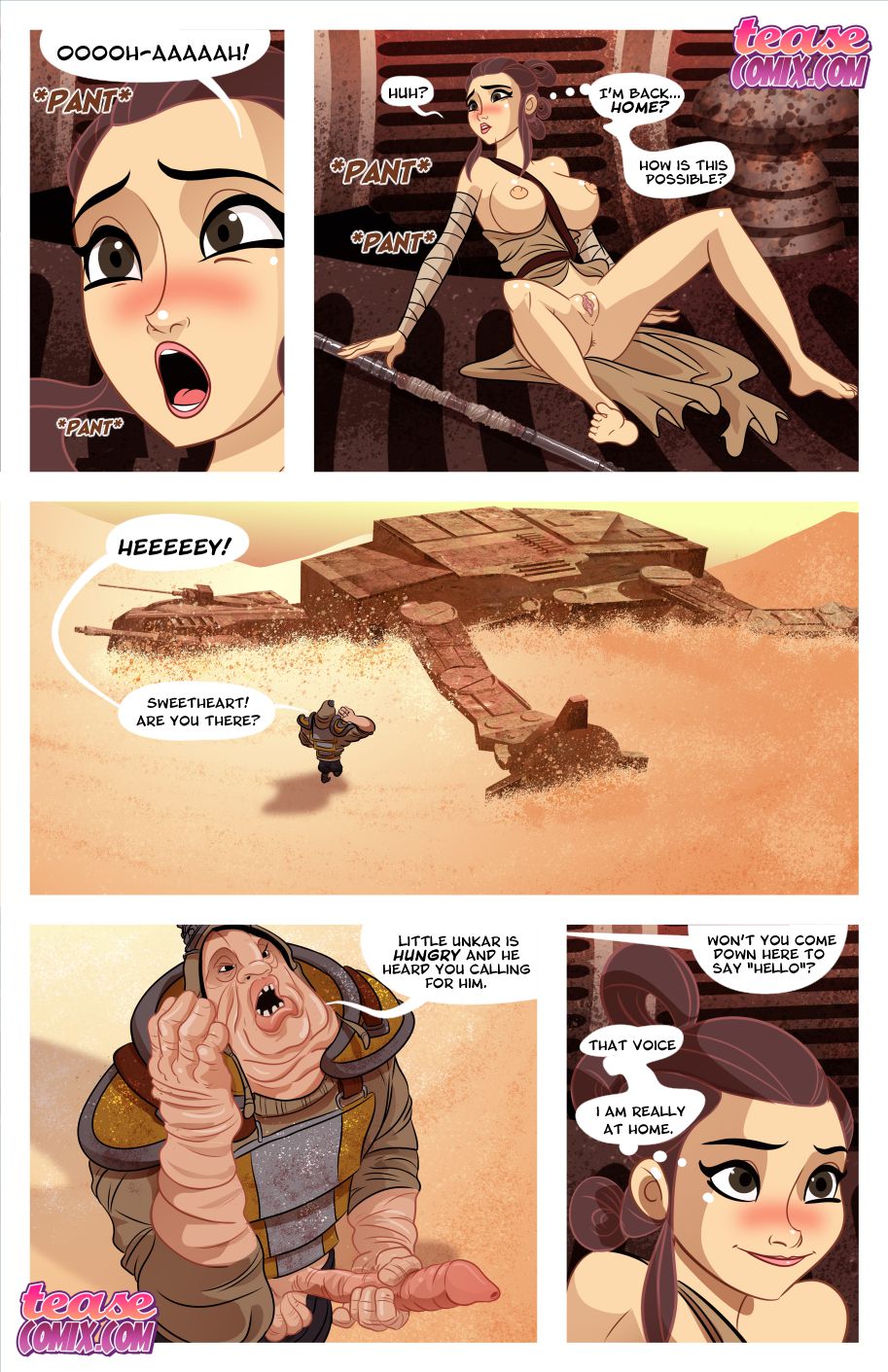 Star Wanks (Star Wars) [Tease Comix] 1 . Star Wanks  - Chapter 1 (Star Wars) [Tease Comix] – page 7
