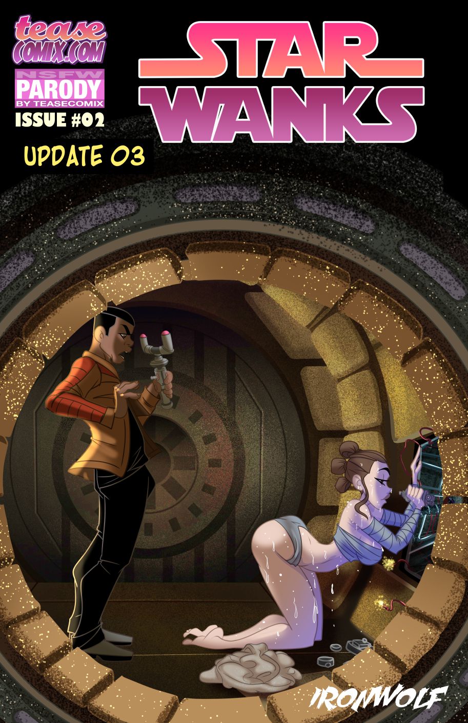 Star Wanks (Star Wars) [Tease Comix] 0.2 . Star Wanks - (Star Wars) [Tease Comix] – page 2