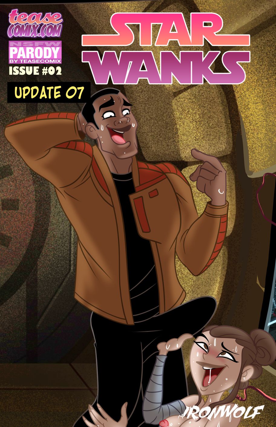 Star Wanks (Star Wars) [Tease Comix] 0.2 . Star Wanks - (Star Wars) [Tease Comix] – page 6