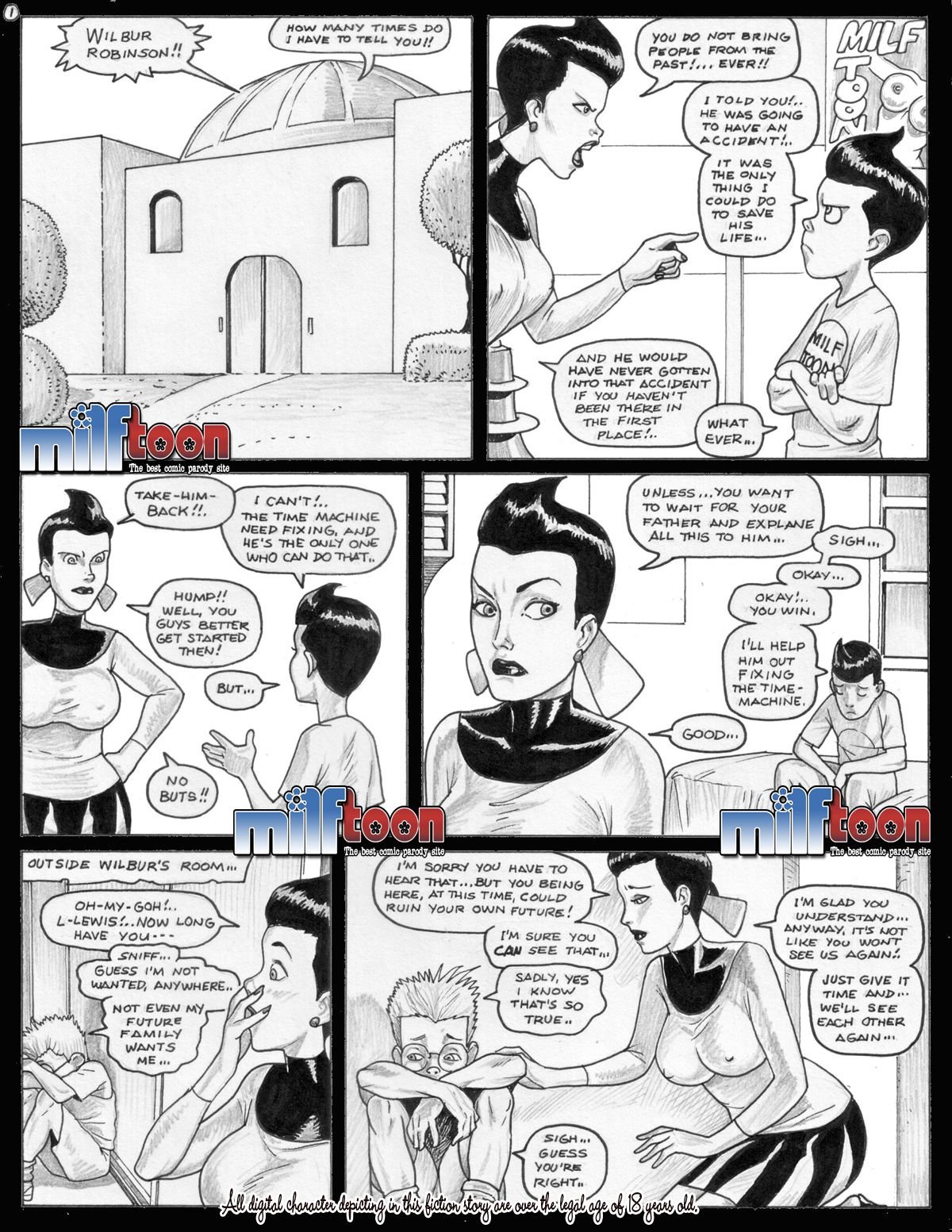 Meet The Robs (Meet the Robinsons) [MILFToon] 1 . Meet The Robs  - Chapter 1 (Meet the Robinsons) [MILFToon] – page 1