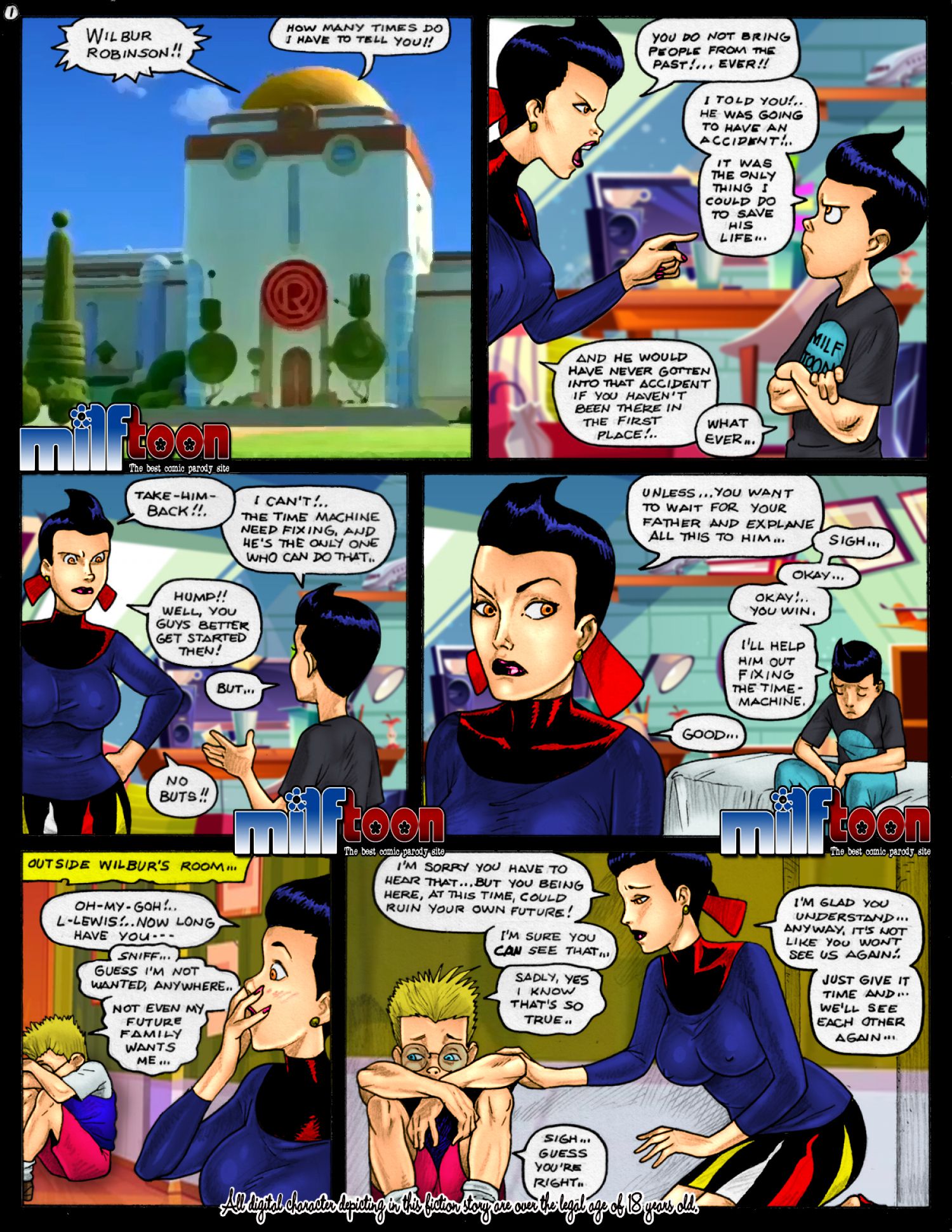 Meet The Robs (Meet the Robinsons) [MILFToon] 1.5 . Meet The Robs - Colored  - Chapter 1 (Meet the Robinsons) [MILFToon] – page 2