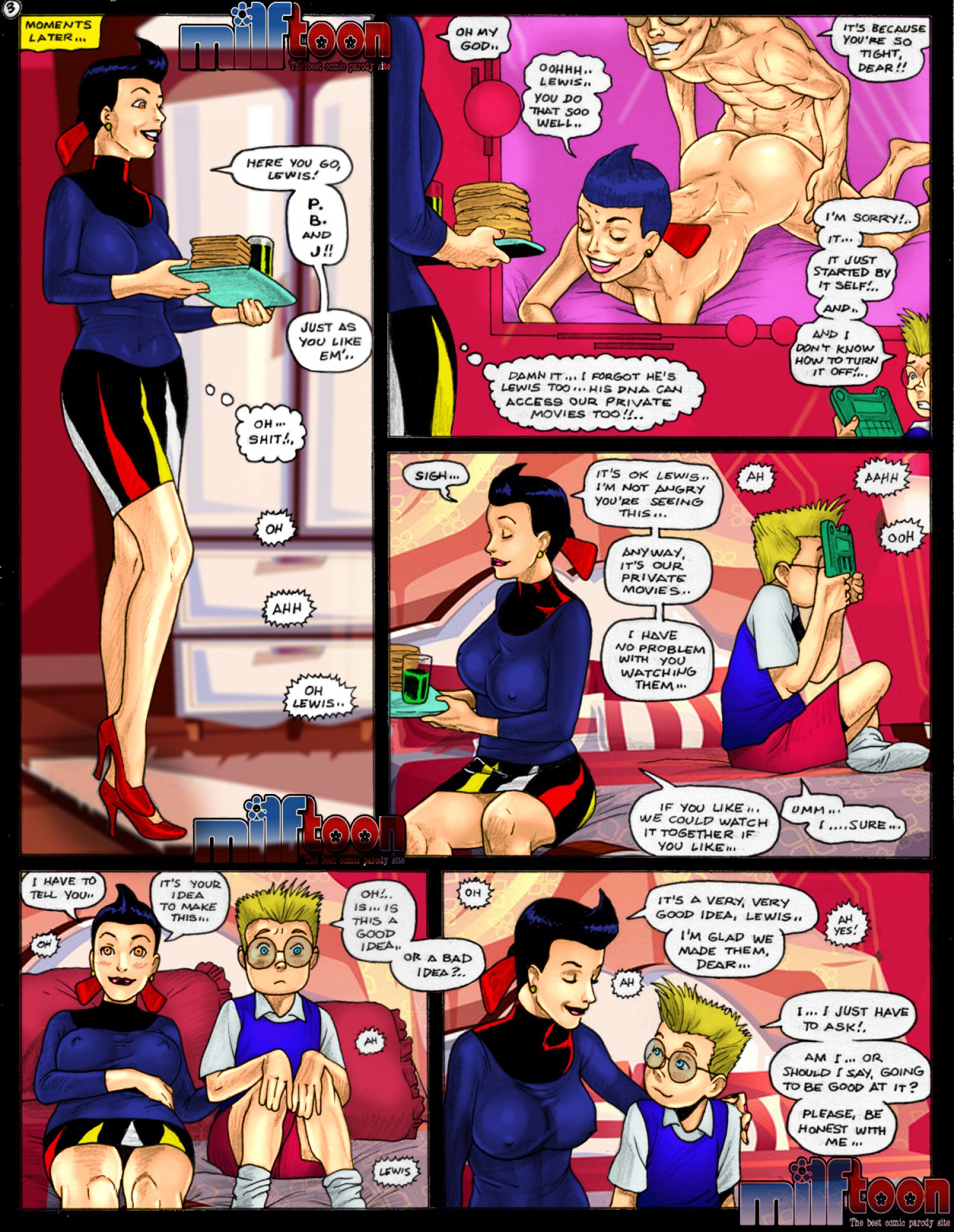 Meet The Robs (Meet the Robinsons) [MILFToon] 1.5 . Meet The Robs - Colored  - Chapter 1 (Meet the Robinsons) [MILFToon] – page 4