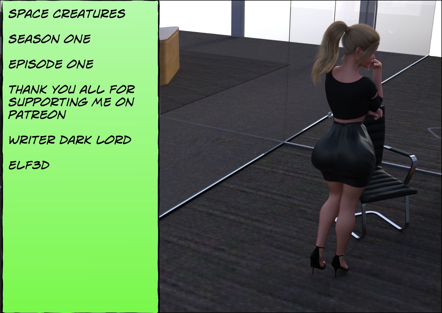 Space Creature [Elf3D] 1 . Space Creature - Chapter 1 [Elf3D] – page 1