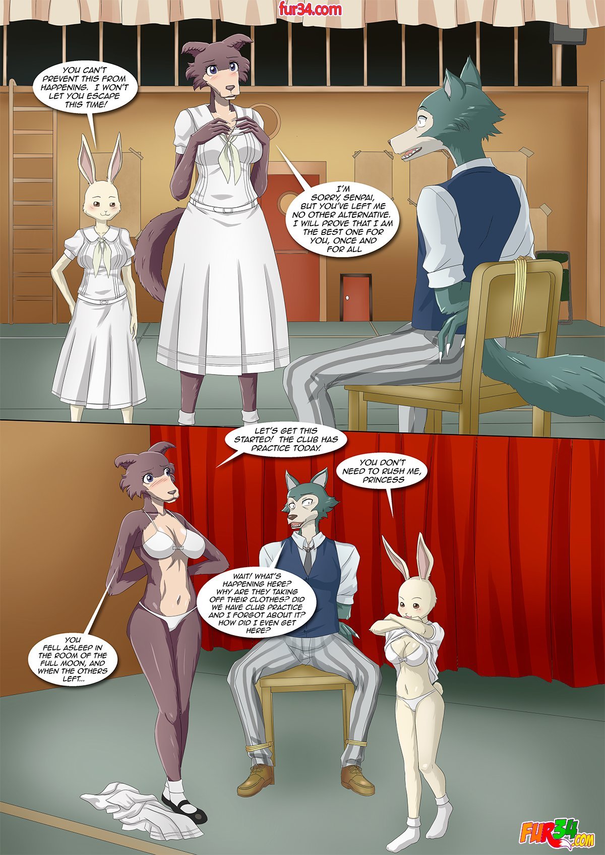Wolf Feast (Beastars) [Palcomix , Fur34] 1 . Wolf Feast - Chapter 1 (Beastars) [Palcomix , Fur34] – page 3