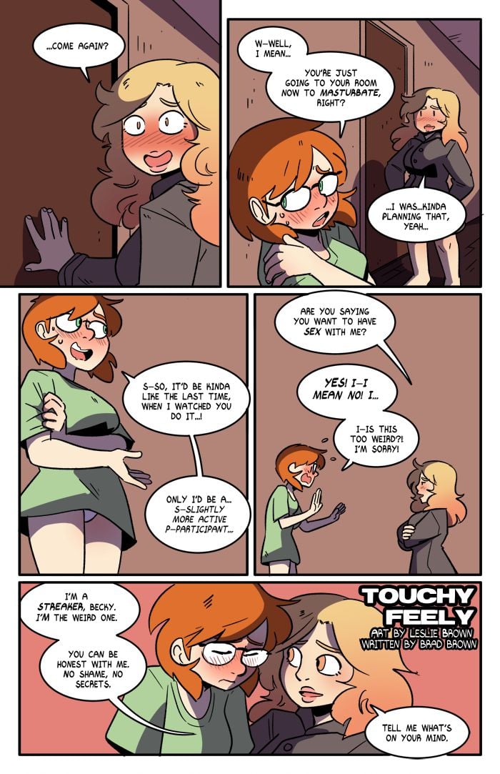 Night Walk [Tissue Box] 3 . Touchy Feely - Chapter 3 [Tissue Box] – page 1