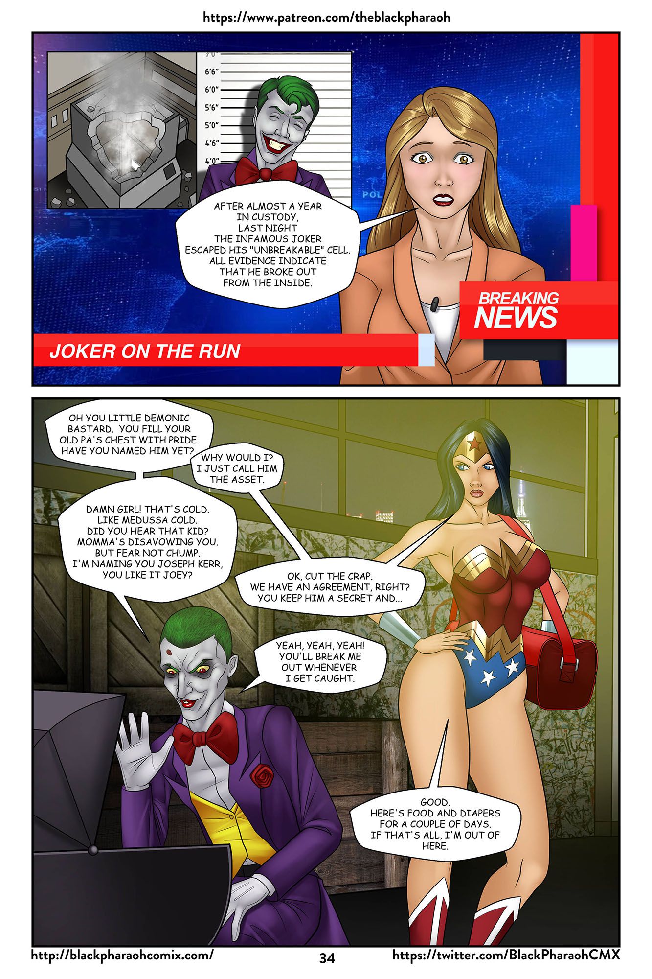 The Inner Joke (Various) [The Black Pharaoh] 1 . The Inner Joke - Chapter 1 [Black Pharaoh] – page 35