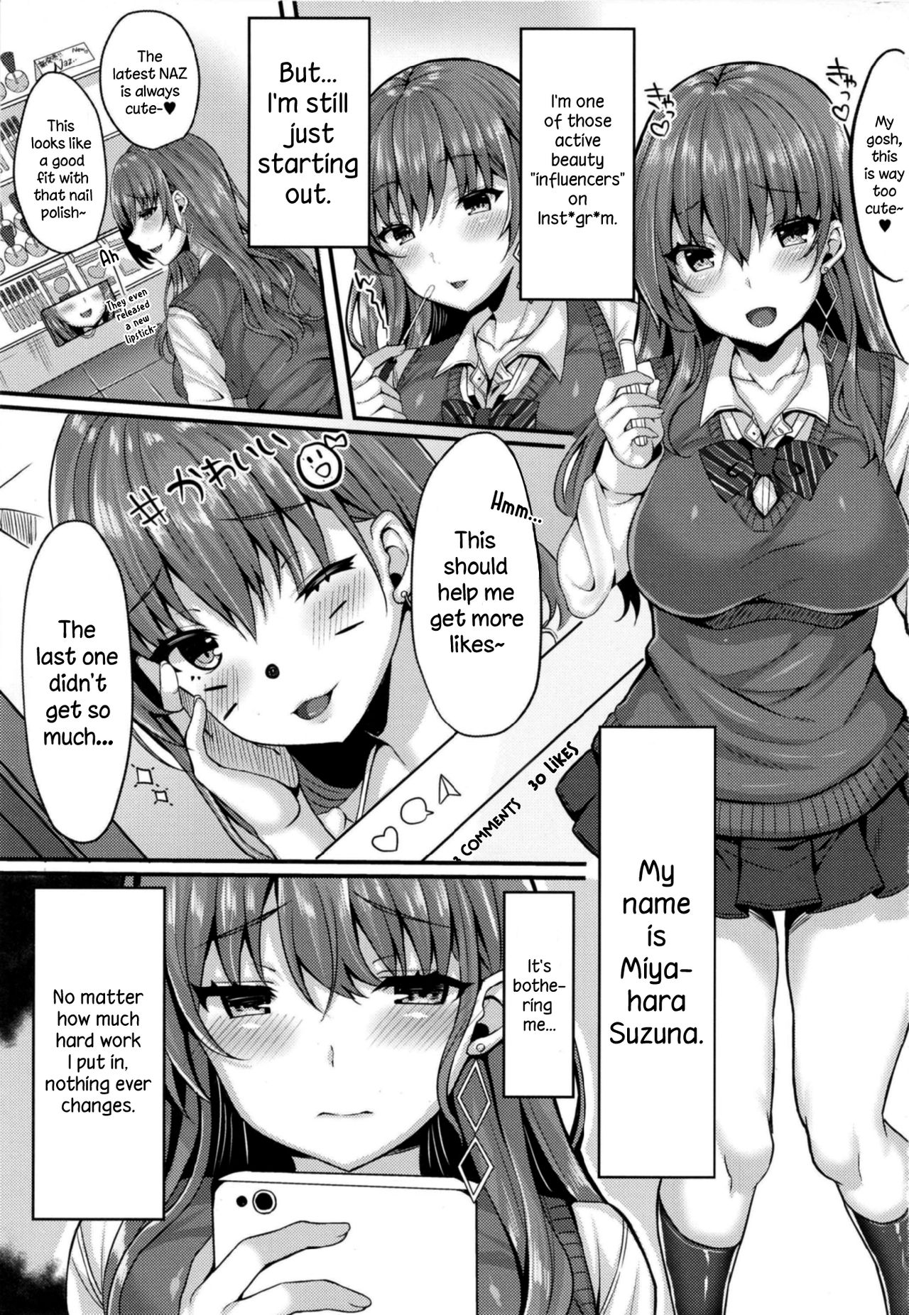 Sparkling Influencer Co-Ed Falls Into Enkou Trap [Kurata Muto] 1 . Sparkling Influencer Co-Ed Falls Into Enkou Trap - Chapter 1 [Kurata Muto] – page 2