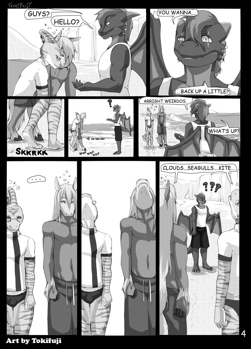 Beach Daze [Tokifuji] 1 . Beach Daze - Chapter 1 [Tokifuji] – page 4