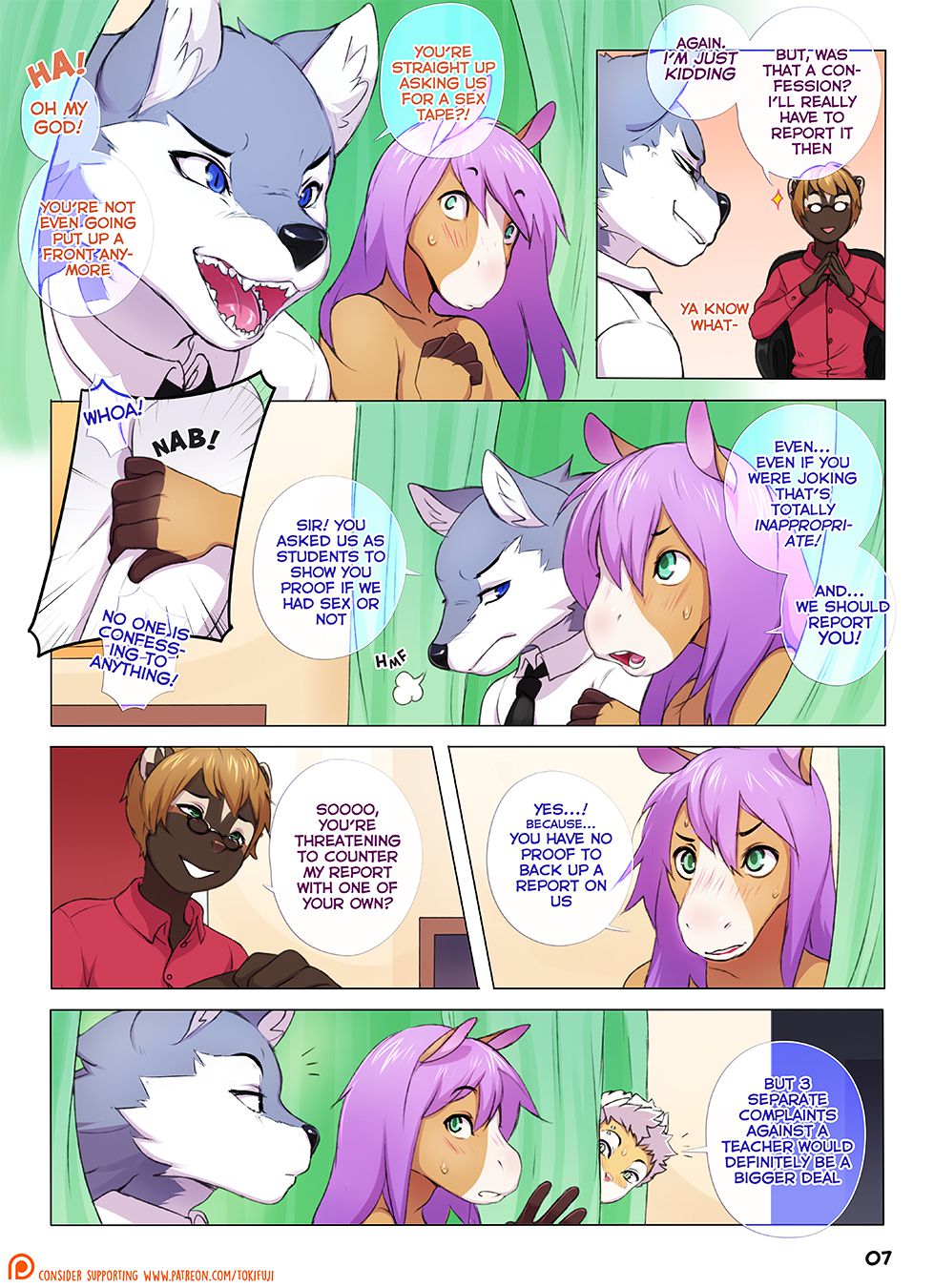 Going Down in Glory [Tokifuji] 3 . Going Down in Glory - Chapter 3 [Tokifuji] – page 7