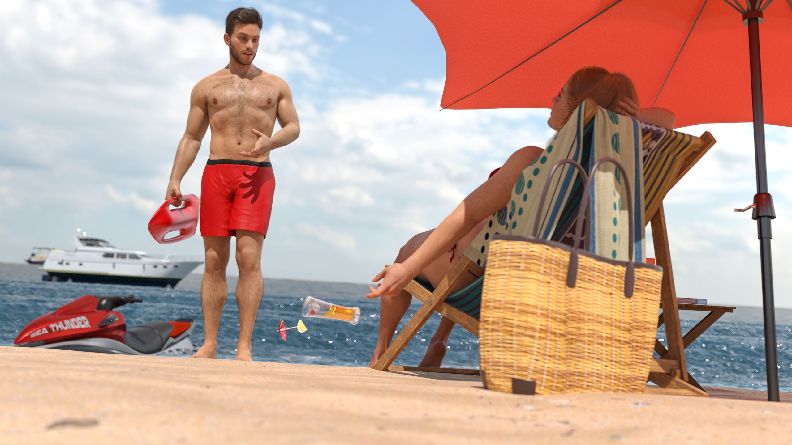 A Day At The Beach [LBW] 1 . A Day At The Beach - Chapter 1 [LBW] – page 2