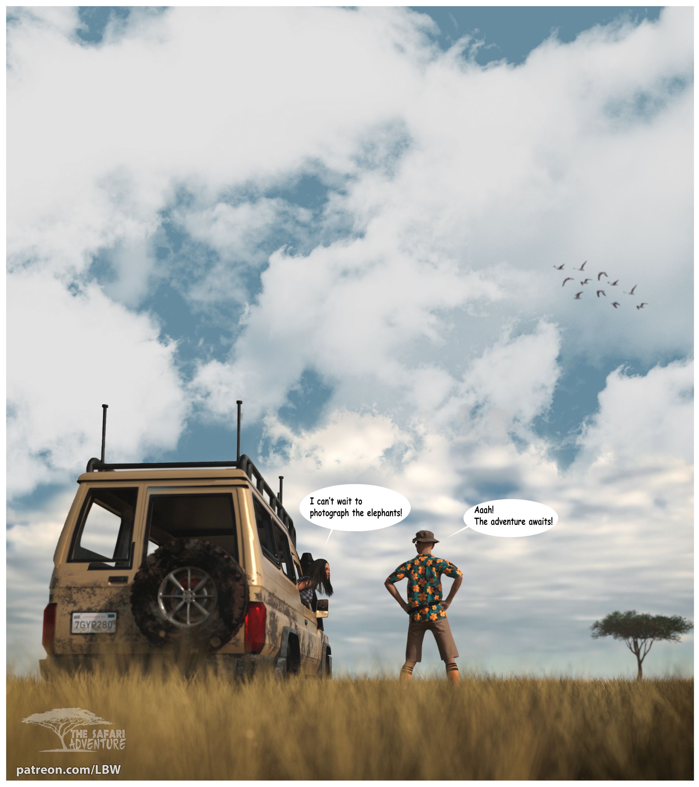 The Safari Adventure [LBW] 1 . The Safari Adventure - Chapter 1 [LBW] – page 1