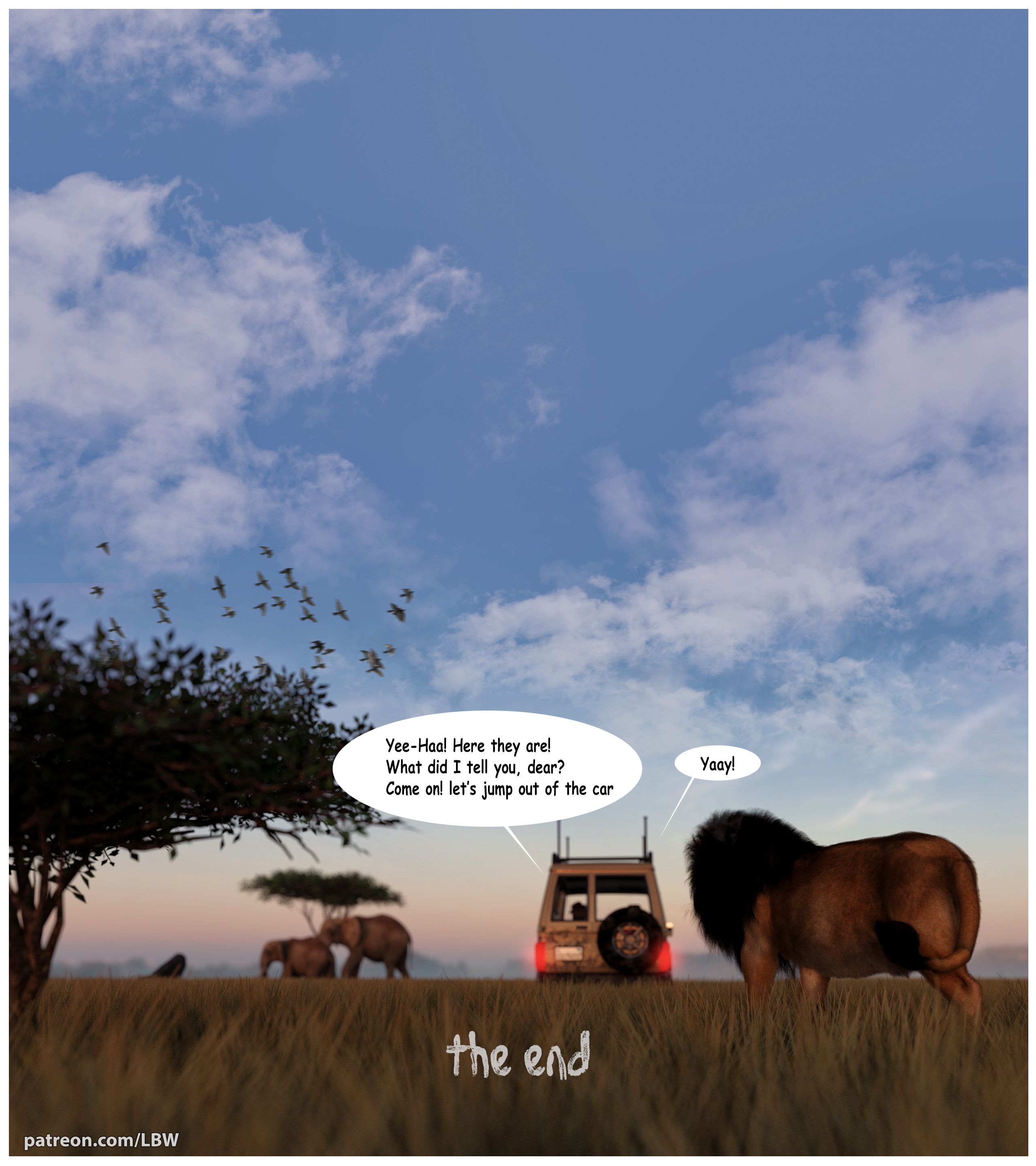 The Safari Adventure [LBW] 1 . The Safari Adventure - Chapter 1 [LBW] – page 17