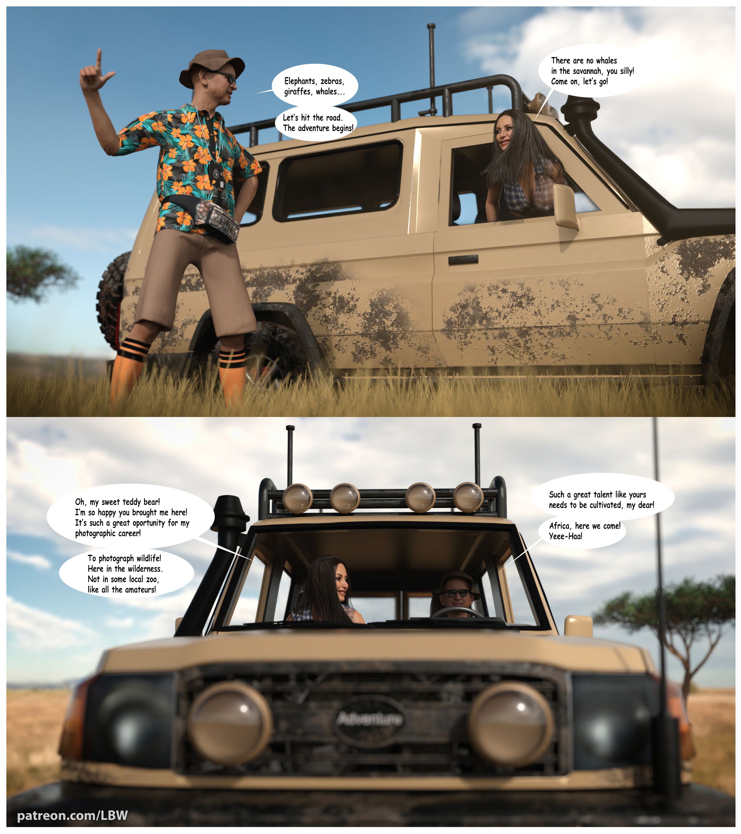 The Safari Adventure [LBW] 1 . The Safari Adventure - Chapter 1 [LBW] – page 2