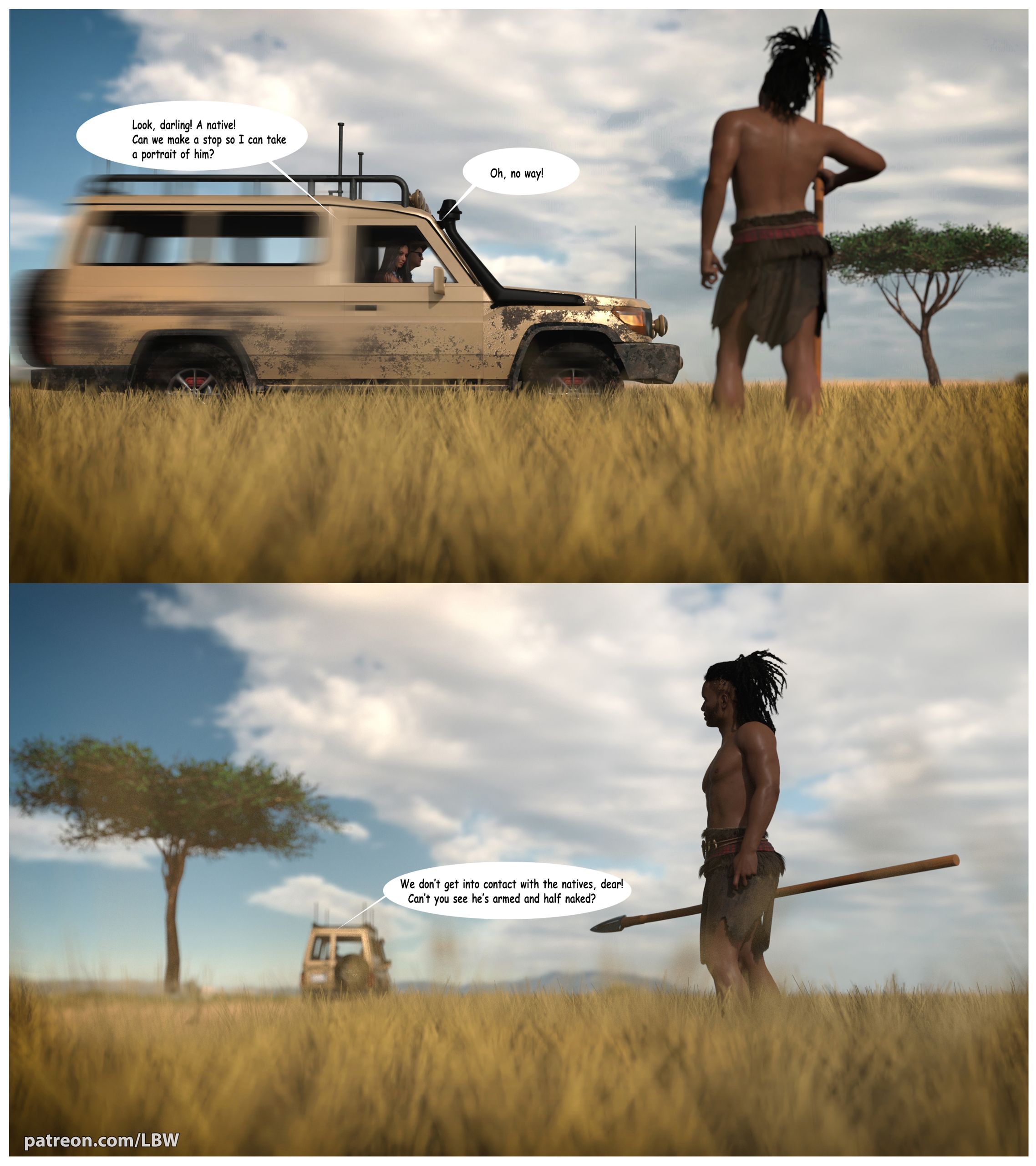 The Safari Adventure [LBW] 1 . The Safari Adventure - Chapter 1 [LBW] – page 3