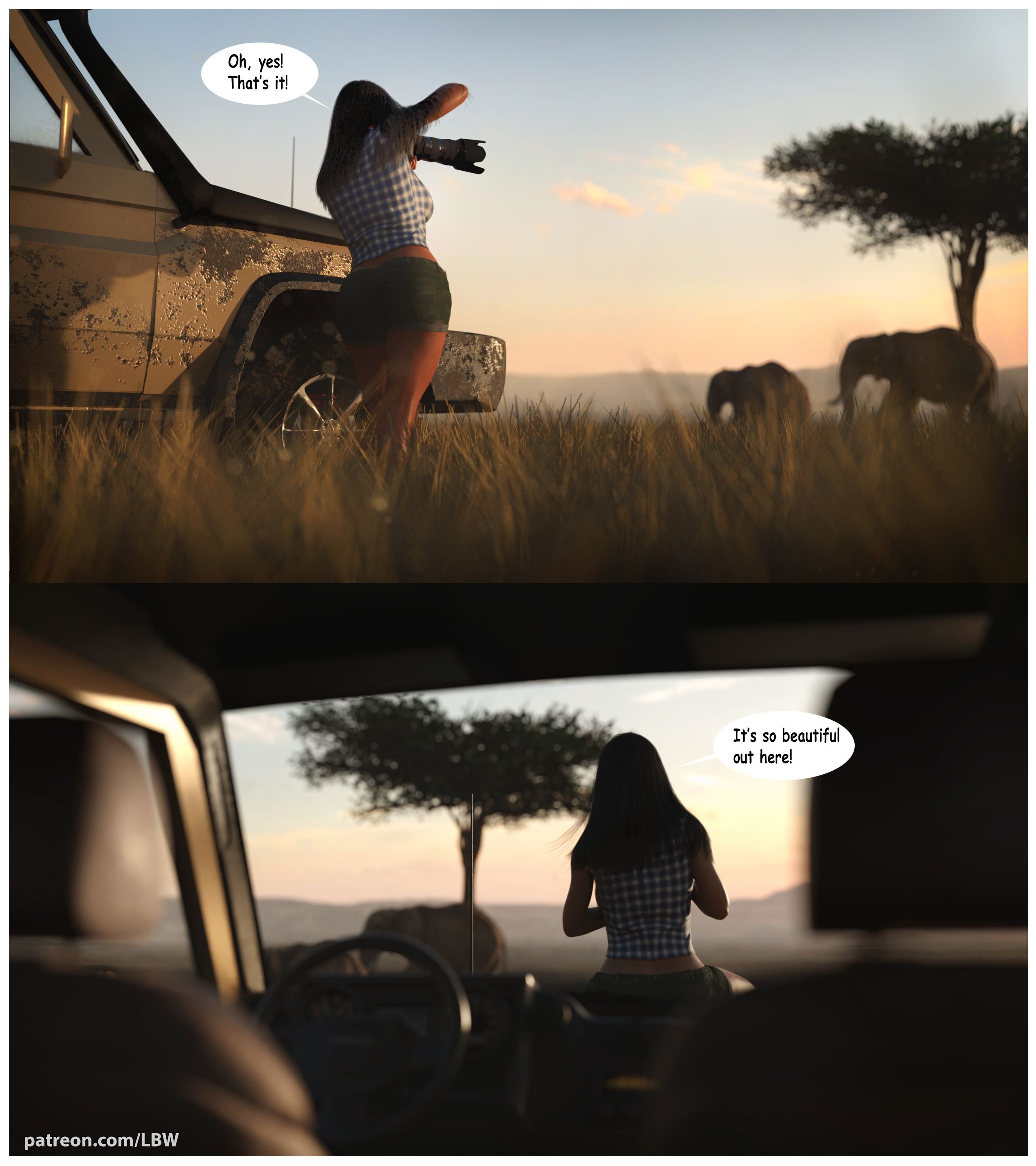 The Safari Adventure [LBW] 1 . The Safari Adventure - Chapter 1 [LBW] – page 6
