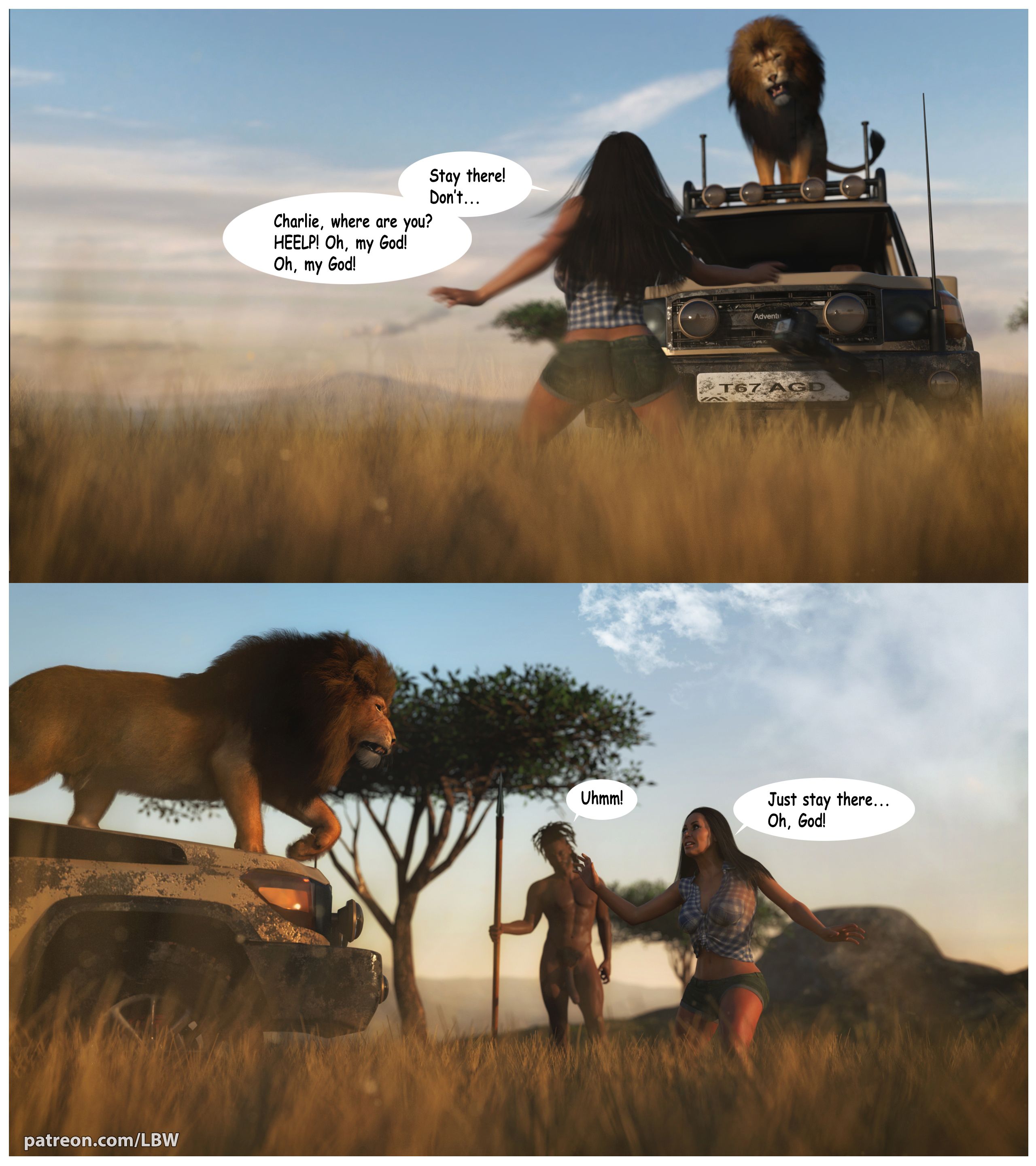 The Safari Adventure [LBW] 1 . The Safari Adventure - Chapter 1 [LBW] – page 8