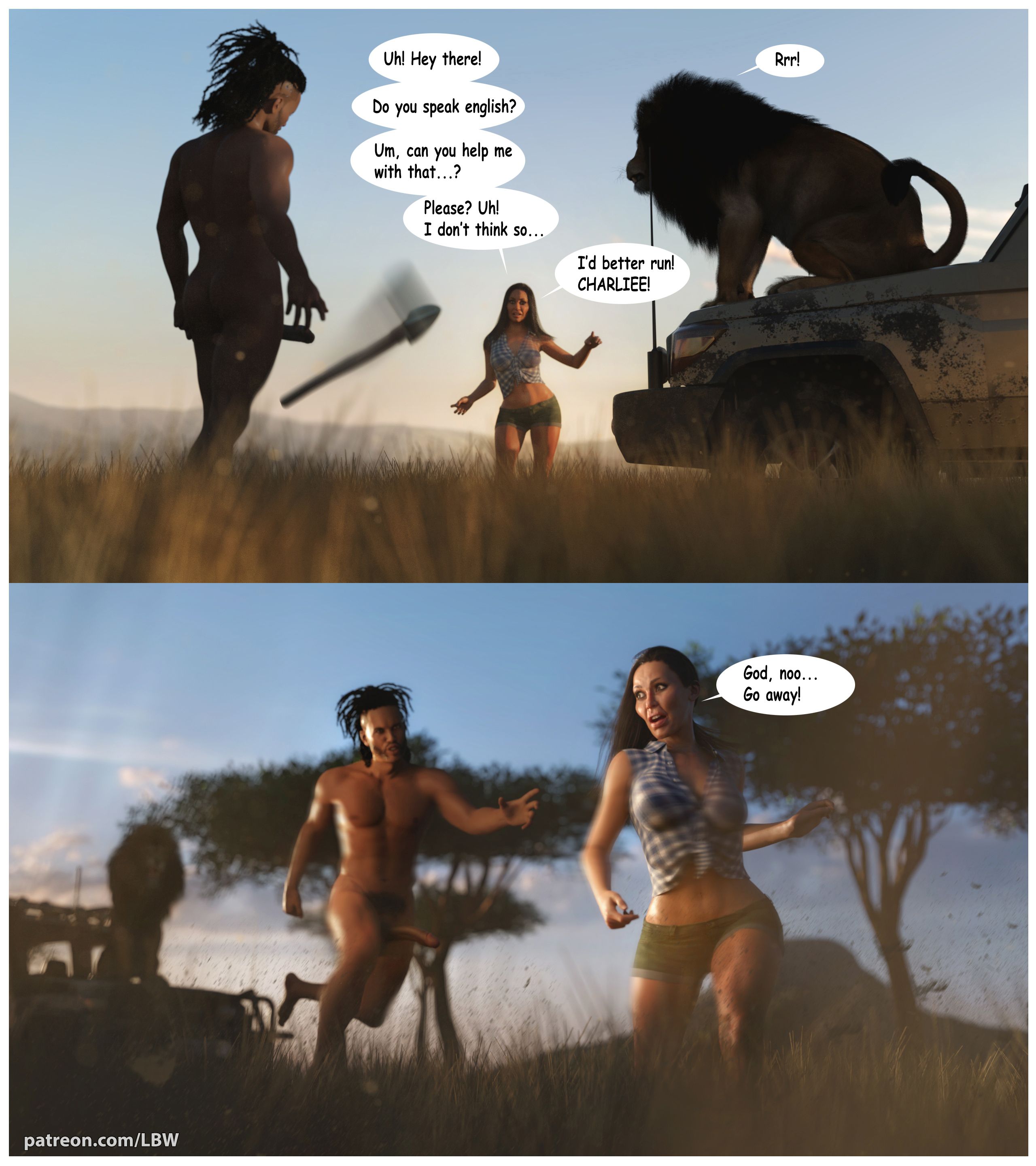 The Safari Adventure [LBW] 1 . The Safari Adventure - Chapter 1 [LBW] – page 9