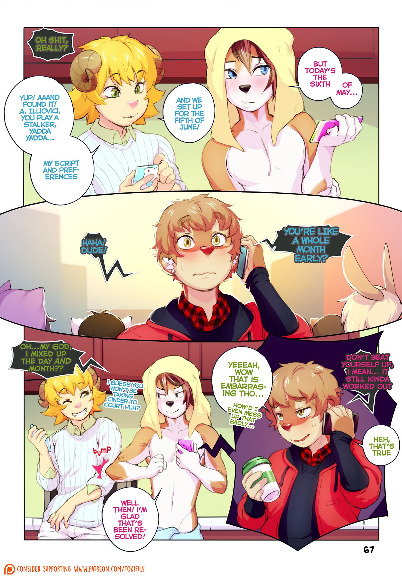 Outside The Box [Tokifuji] 1 . Outside The Box - Chapter 1 [Tokifuji] – page 67