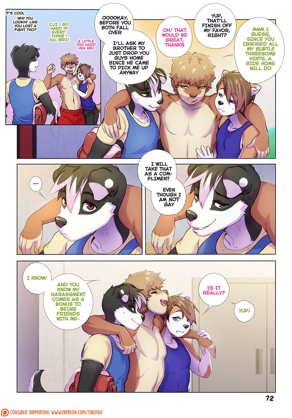 Outside The Box [Tokifuji] 2 . Outside The Box - Chapter 2 [Tokifuji] – page 72