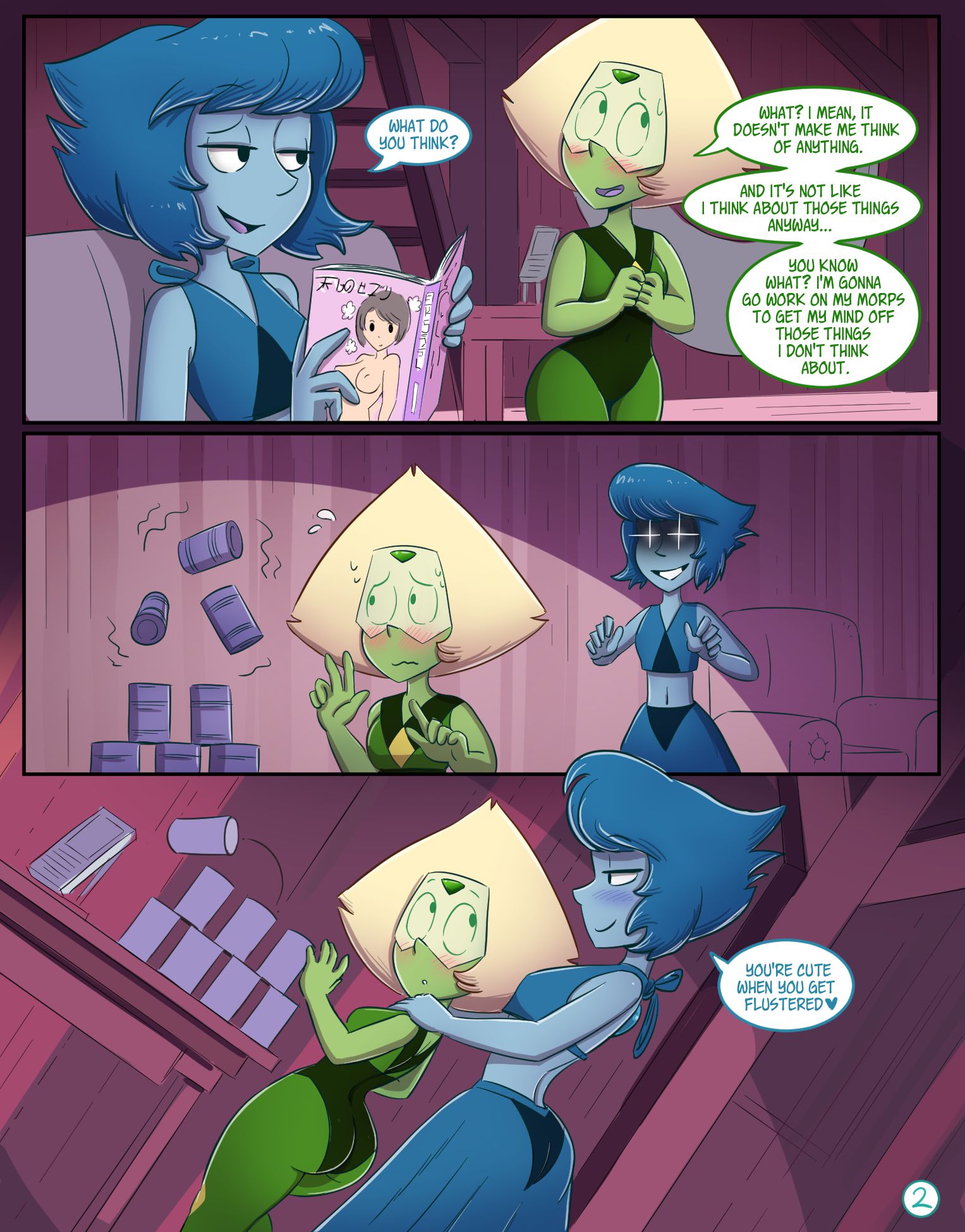 Lapidot Comic (Steven Universe) [CubedCoconut] 1 . Lapidot Comic - Chapter 1 (Steven Universe) [CubedCoconut] – page 2