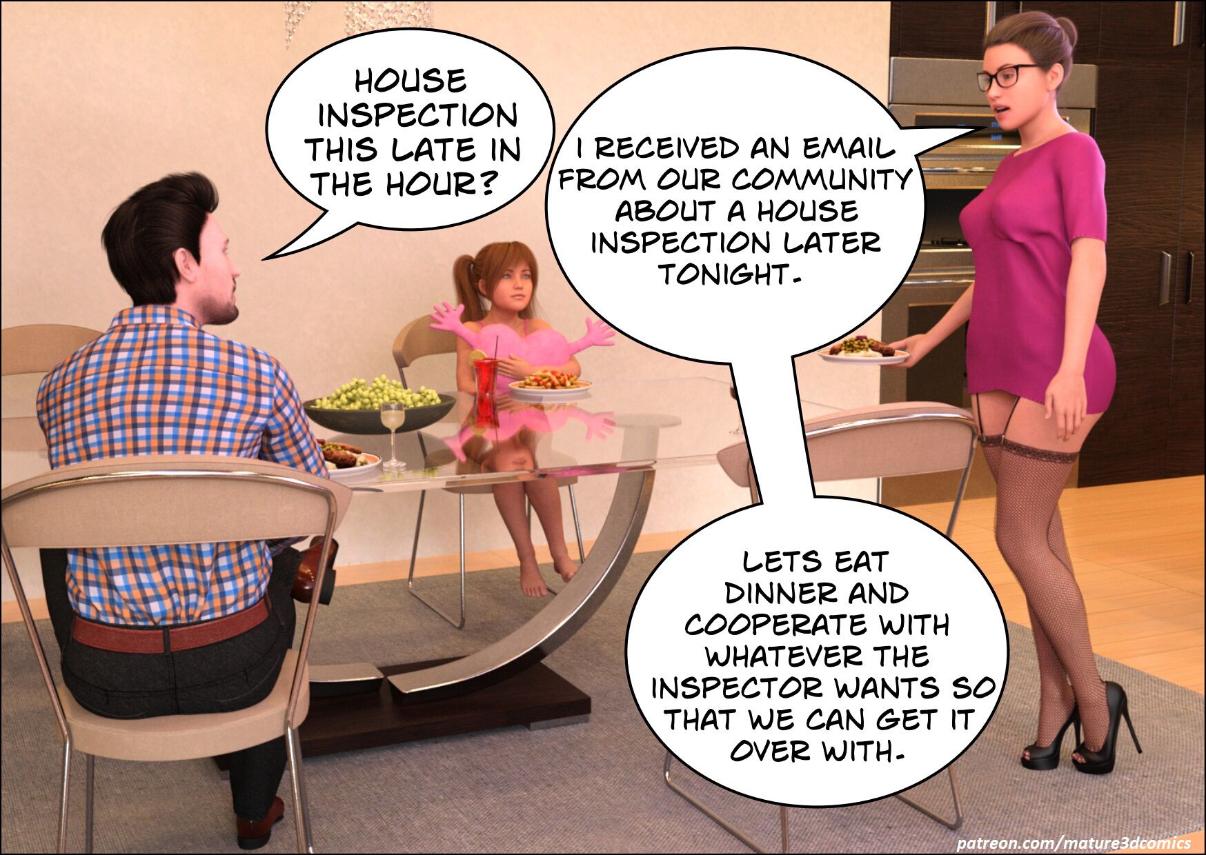 Slutwife Gangbang [Mature3DComics] 1 . Slutwife Gangbang - Chapter 1 [Mature3DComics] – page 1