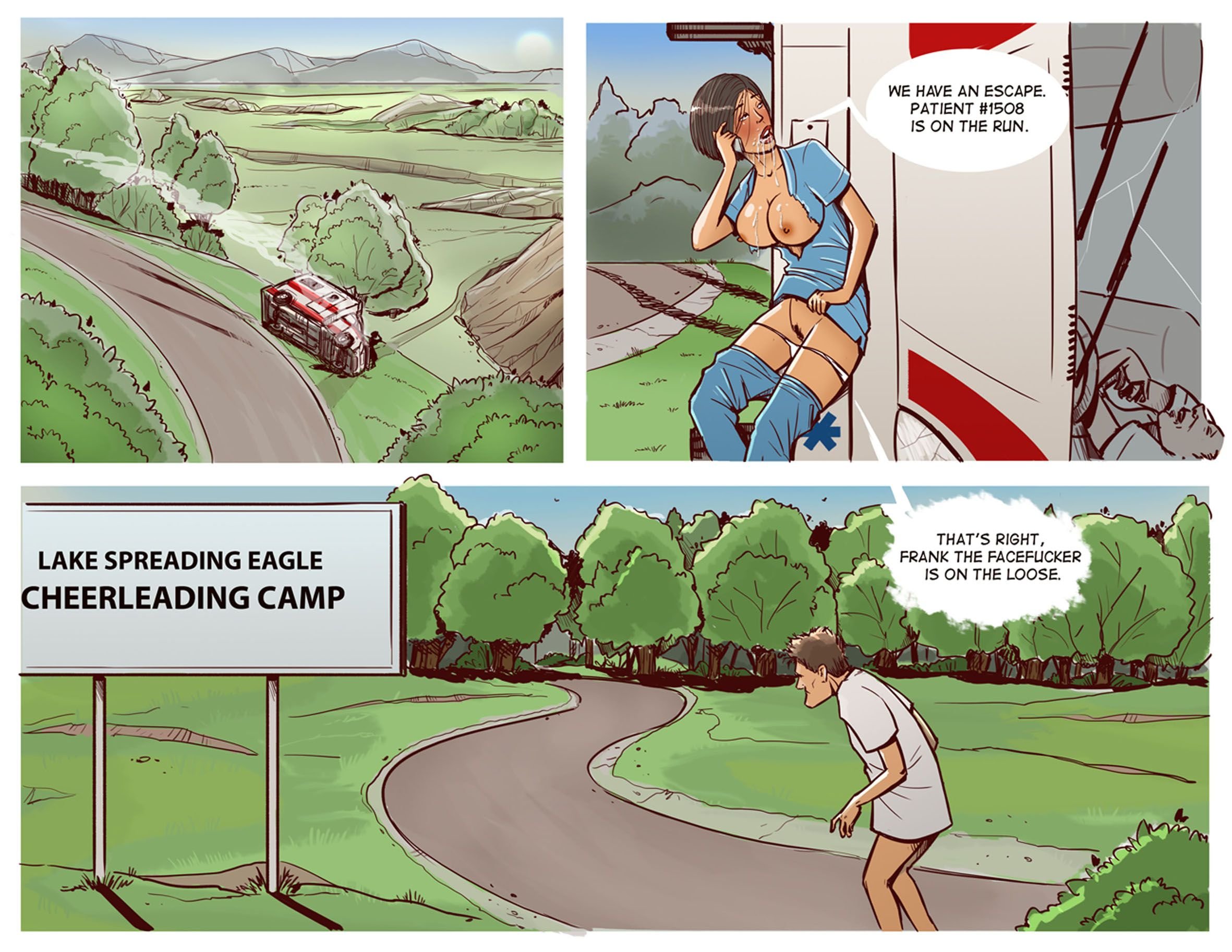 Cheerleader Camp Facefuck Massacre [Disarten] 1 . Cheerleader Camp Facefuck Massacre - Chapter 1 [Disarten] – page 2