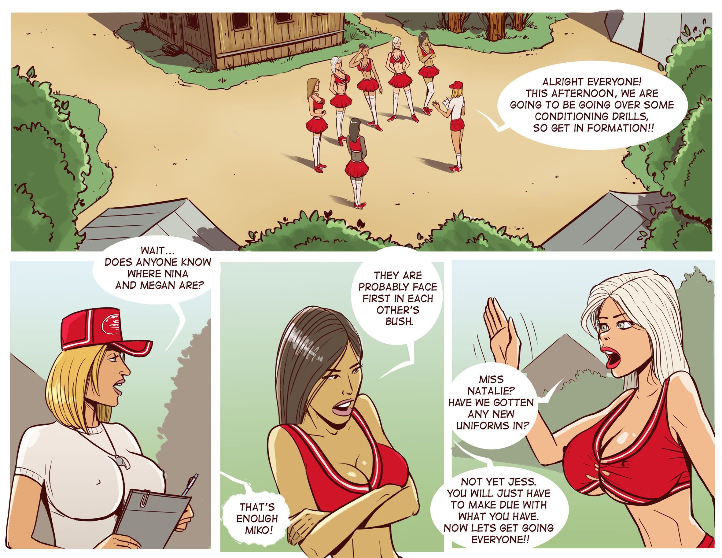 Cheerleader Camp Facefuck Massacre [Disarten] 1 . Cheerleader Camp Facefuck Massacre - Chapter 1 [Disarten] – page 6