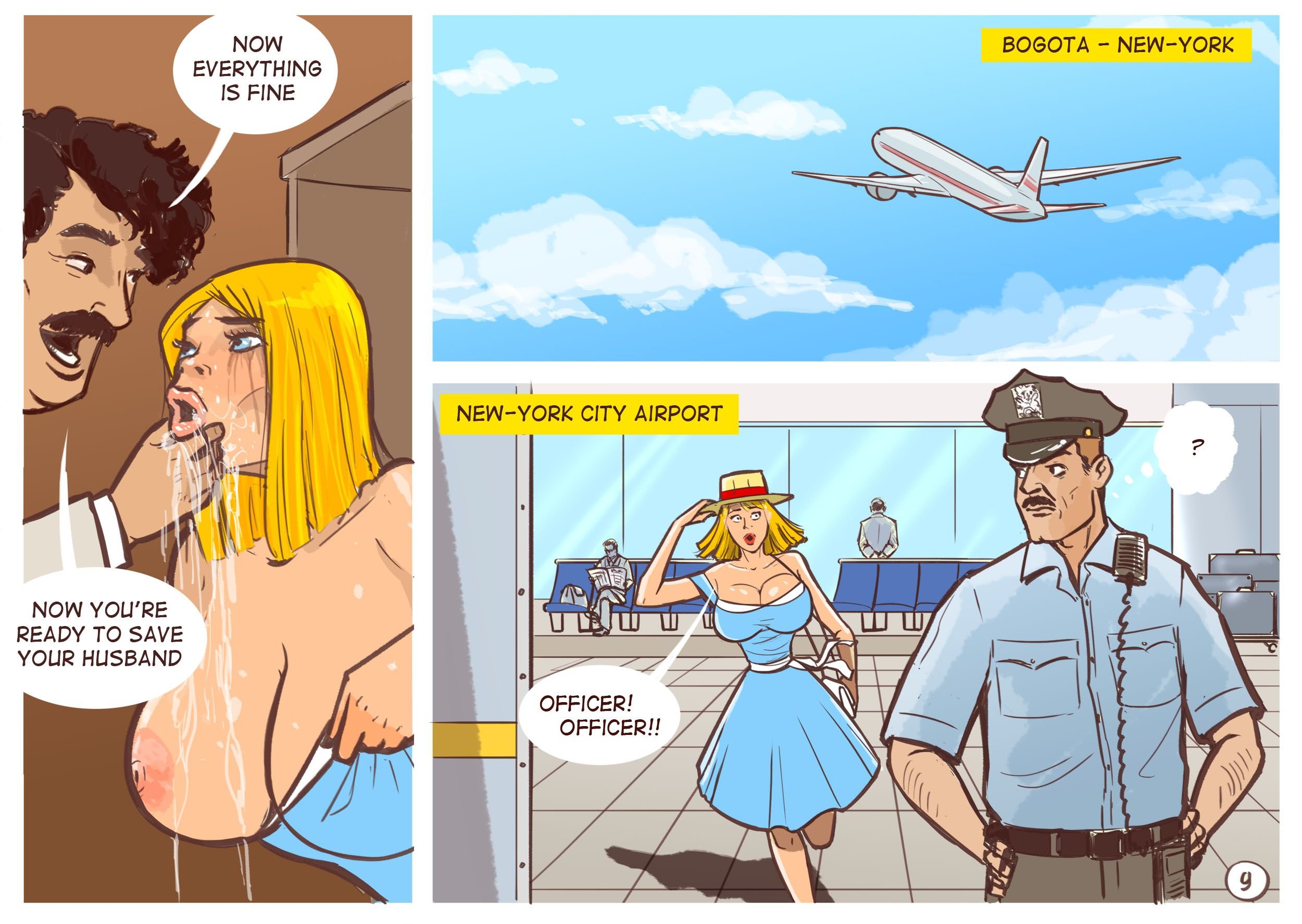 Welcome to Columbia [Disarten] 1 . Welcome to Columbia - Chapter 1 [Disarten] – page 9