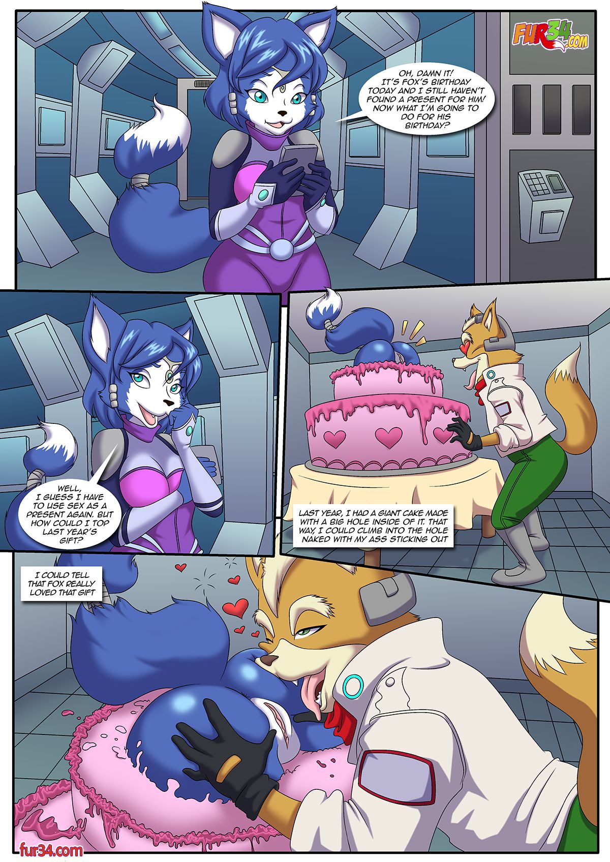 Fox’s Best Birthday Party Ever (Star Fox) [Palcomix] 1 . Fox's Best Birthday Party Ever - Chapter 1 (Star Fox) [Palcomix] – page 2