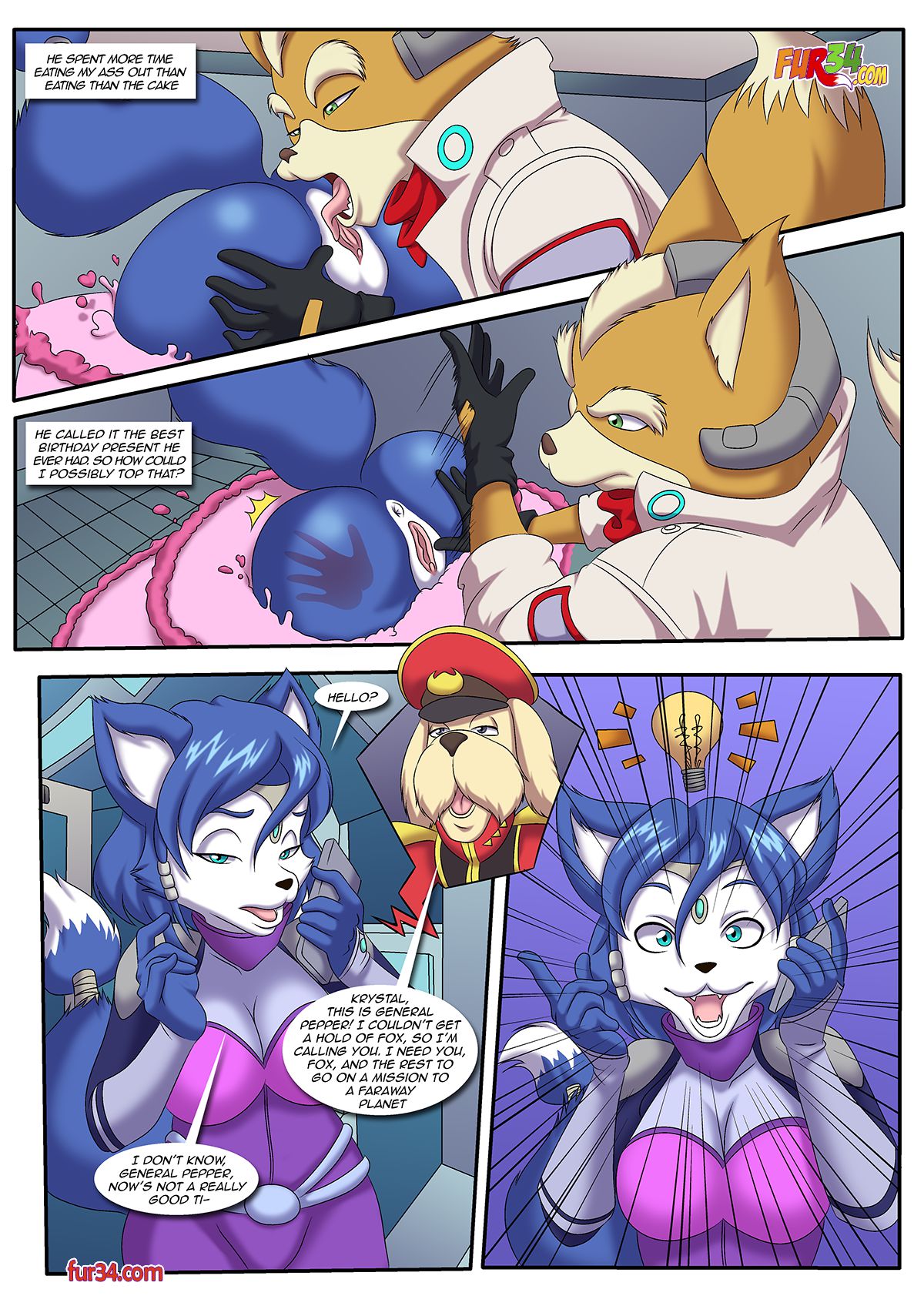 Fox’s Best Birthday Party Ever (Star Fox) [Palcomix] 1 . Fox's Best Birthday Party Ever - Chapter 1 (Star Fox) [Palcomix] – page 3