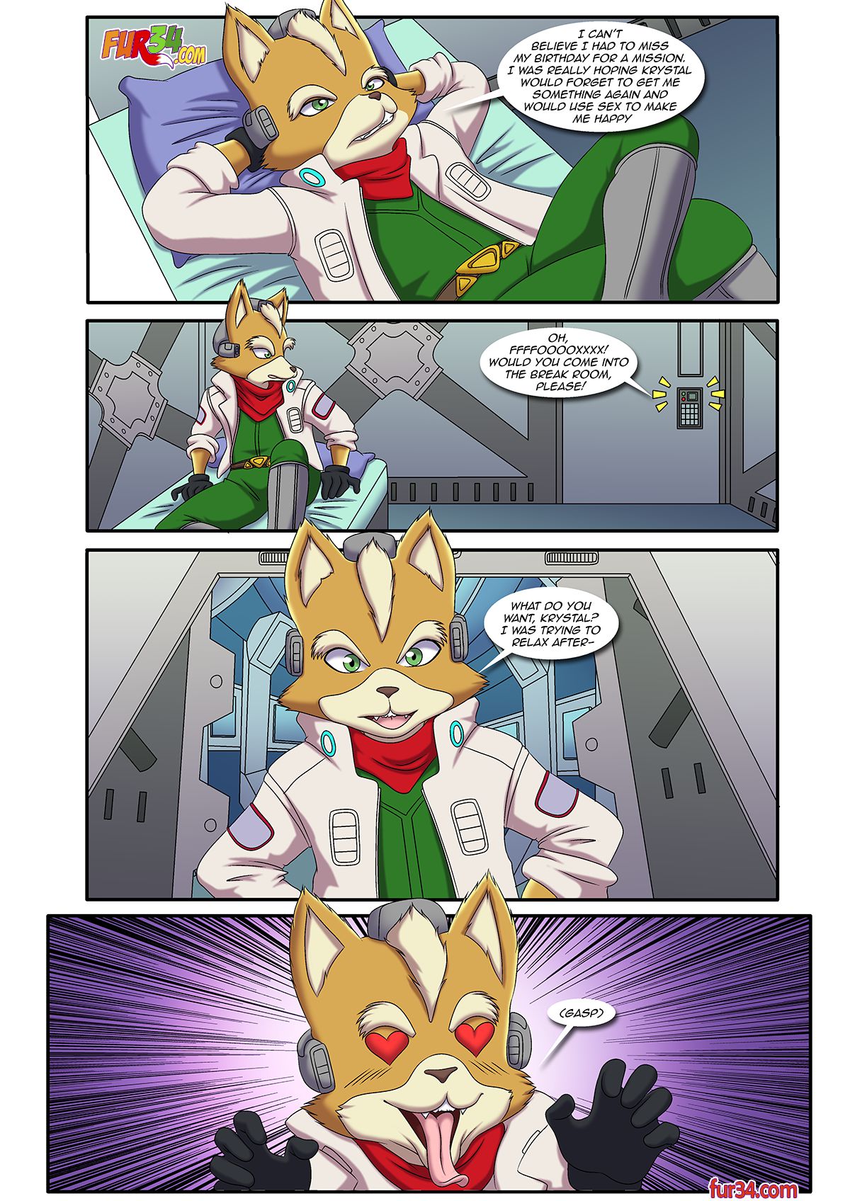 Fox’s Best Birthday Party Ever (Star Fox) [Palcomix] 1 . Fox's Best Birthday Party Ever - Chapter 1 (Star Fox) [Palcomix] – page 5